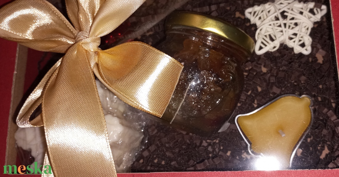 Karácsonyi mézes ajándék csomag  - karácsony - karácsonyi ajándékozás - karácsonyi ajándékcsomagolás - Meska.hu