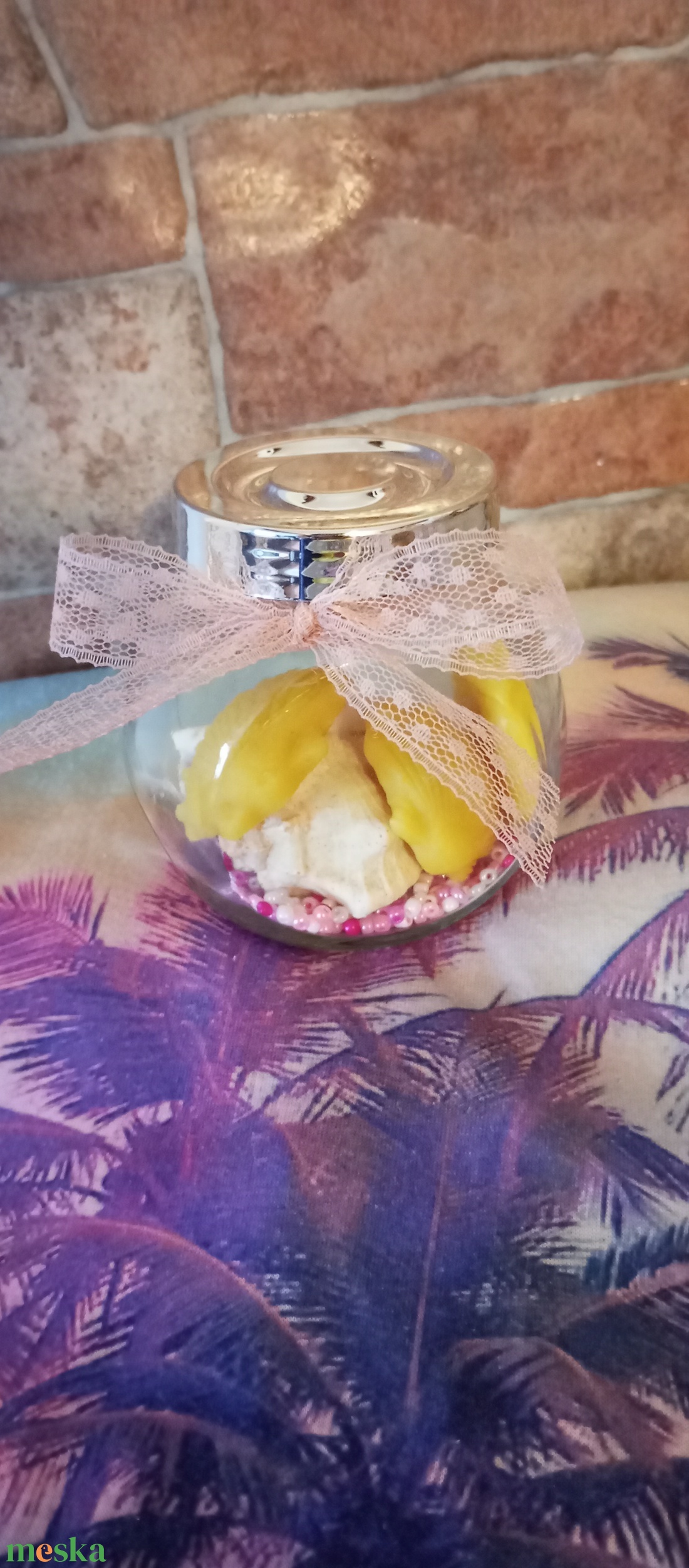 Kagyló alakú illatviasz vanília illattal  - otthon & életmód - gyertya, illat, aroma - illatviasz - Meska.hu