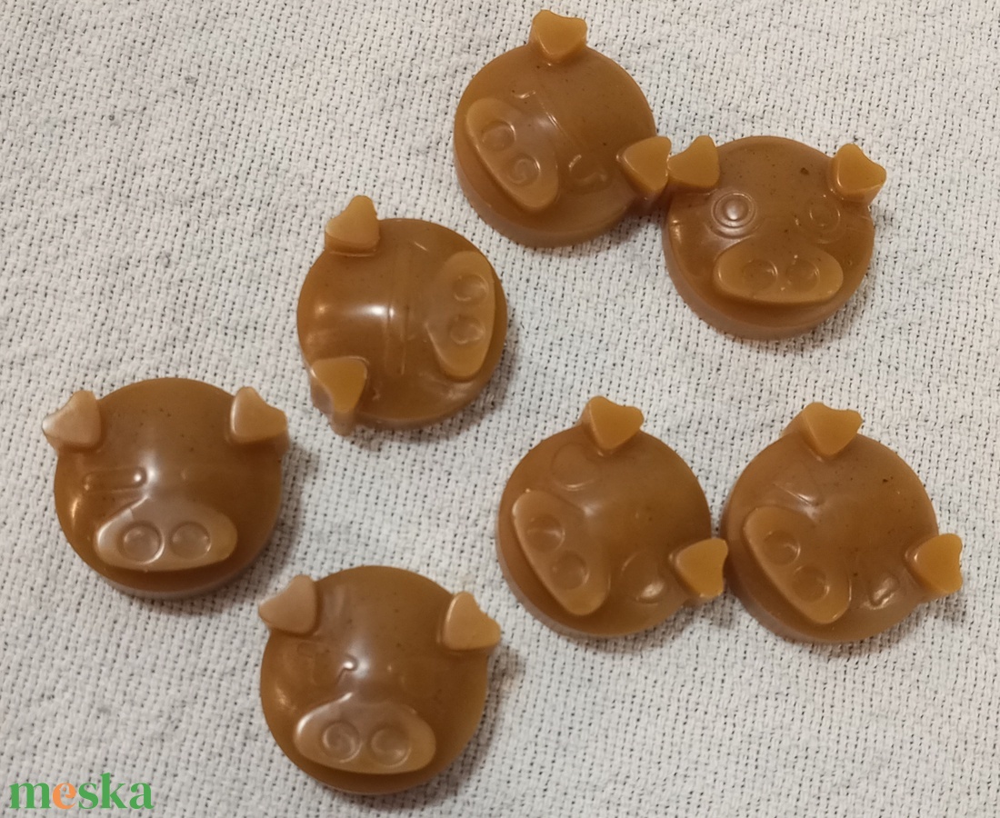 Cuki malacka fej illatviasz  - otthon & életmód - gyertya, illat, aroma - illatviasz - Meska.hu