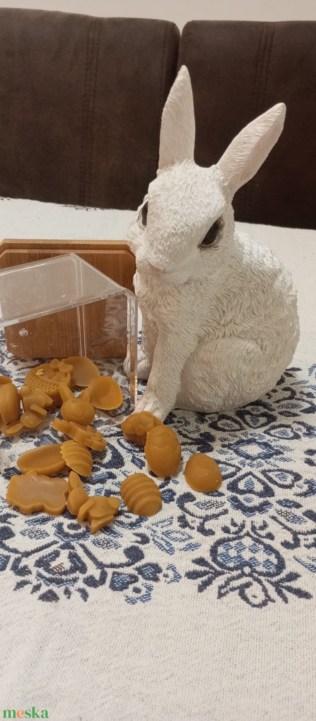 Natúr illatviasz húsvétra méhviaszból  - otthon & életmód - gyertya, illat, aroma - illatviasz - Meska.hu