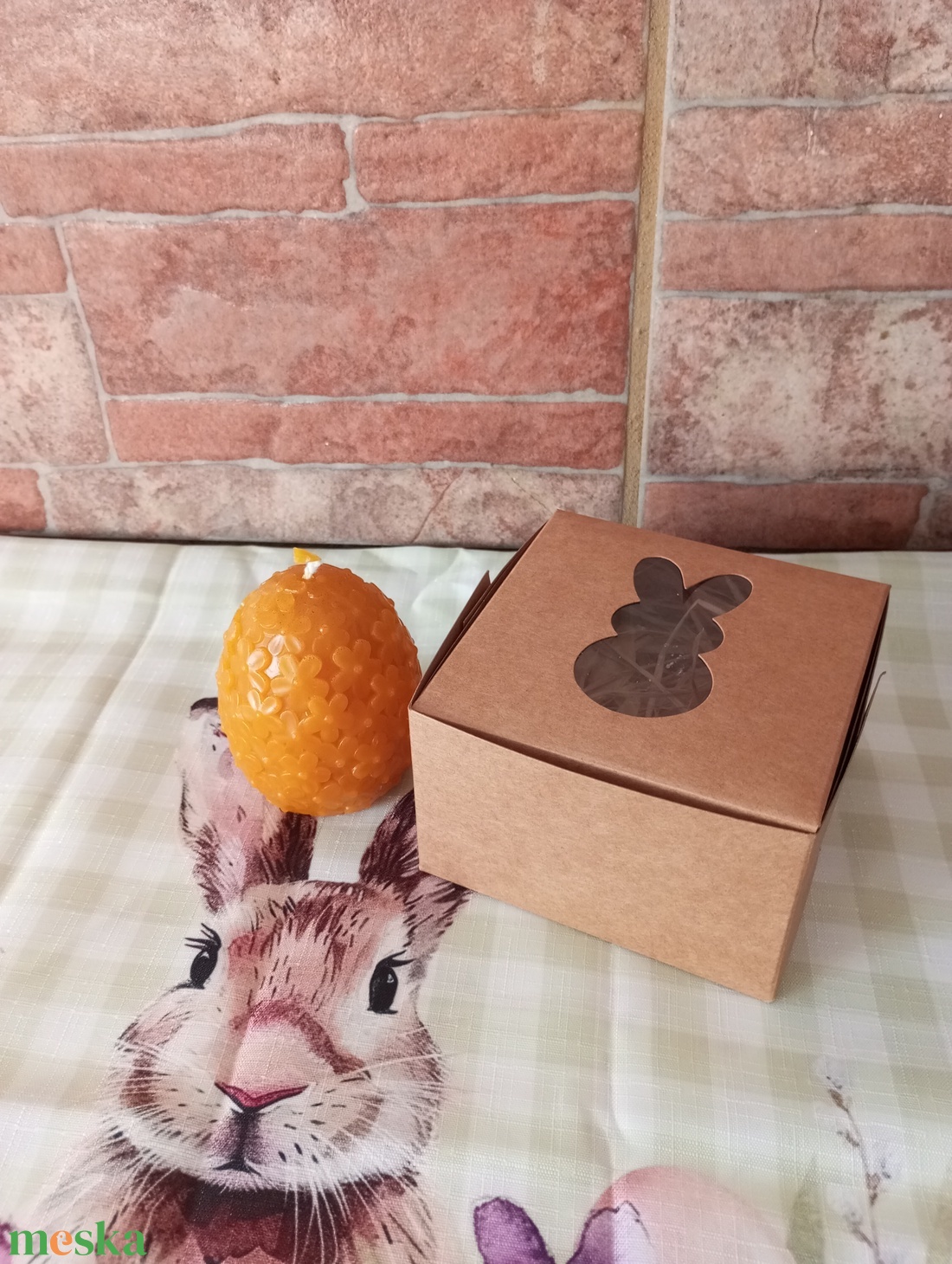 Húsvéti ajándék csomag  - ünnepi díszek, dekorációk - húsvéti díszek és dekorációk - húsvéti gyertya - Meska.hu