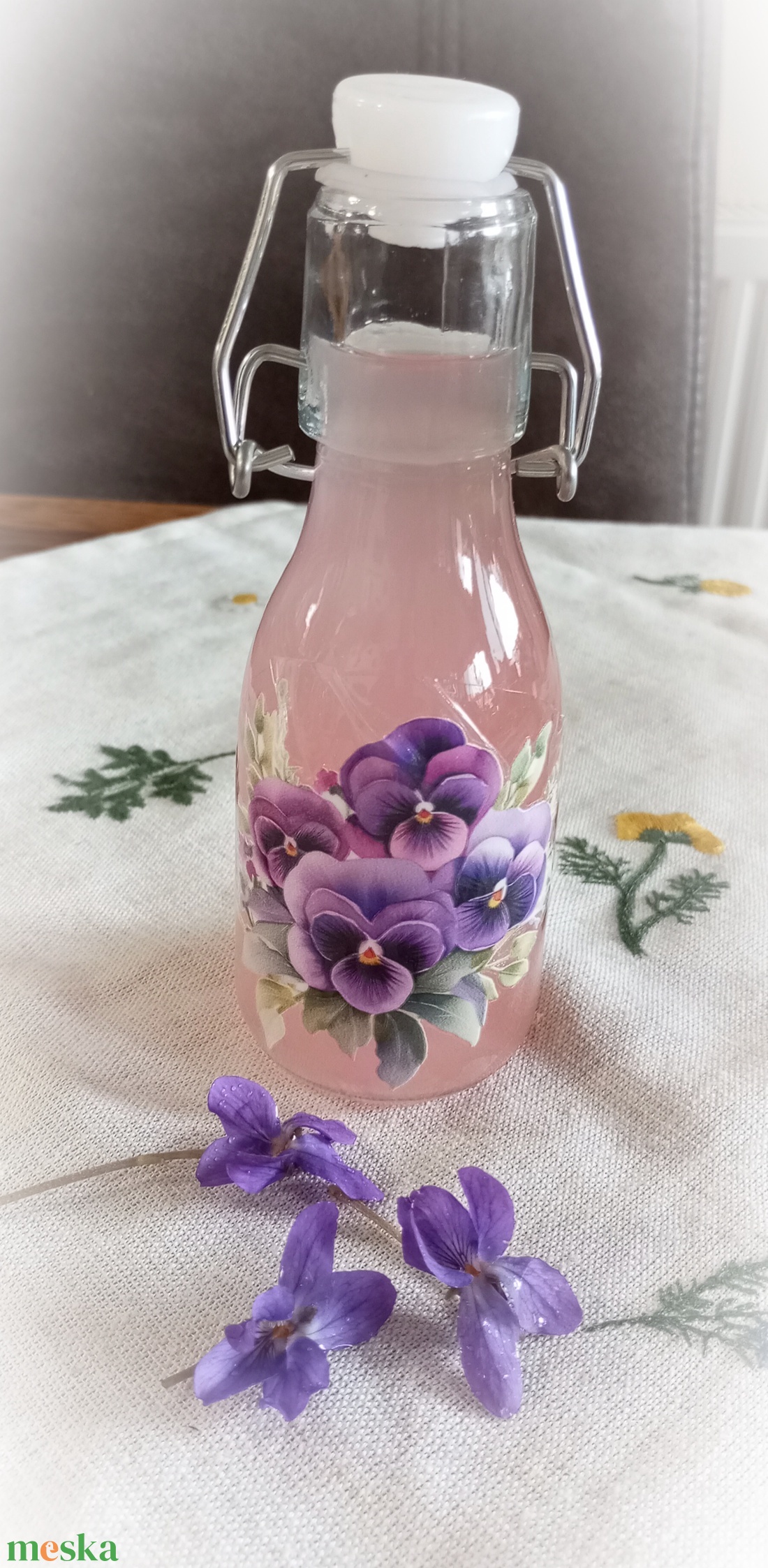 Ibolyás almaecet  - élelmiszer - fűszer - Meska.hu