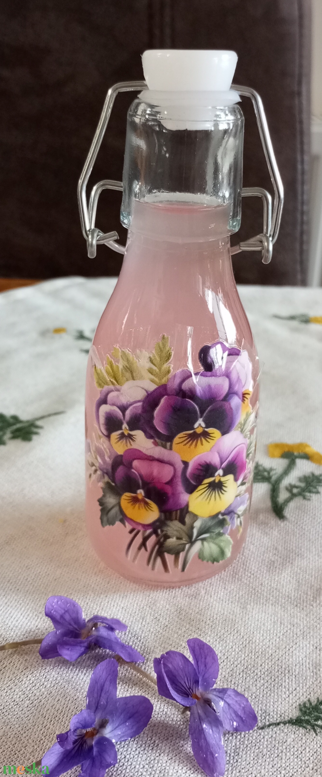 Ibolyás almaecet  - élelmiszer - fűszer - Meska.hu