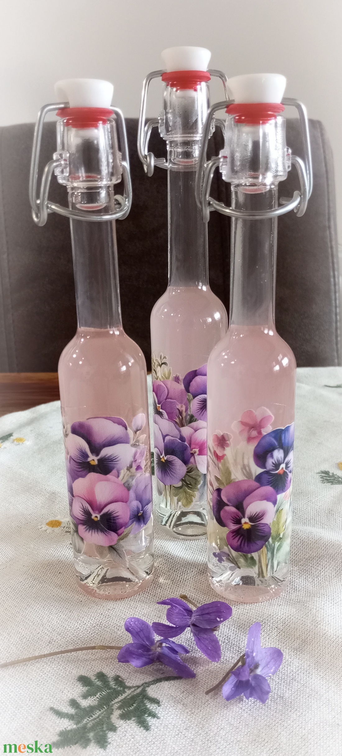 Ibolyás almaecet  - élelmiszer - fűszer - Meska.hu