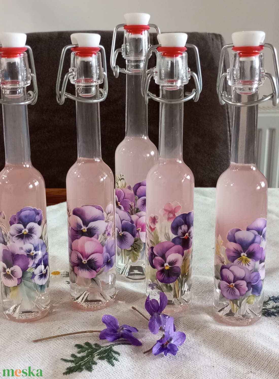 Ibolyás almaecet  - élelmiszer - fűszer - Meska.hu