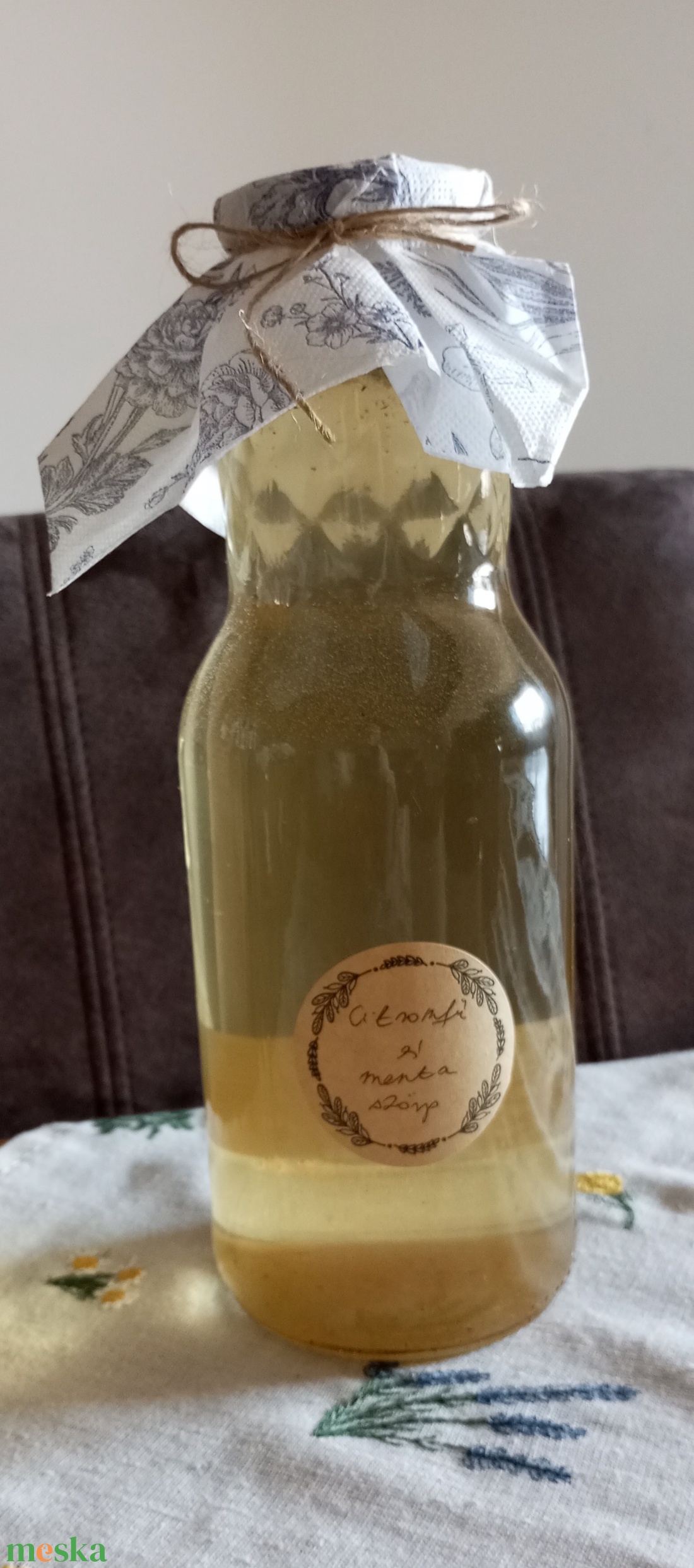 Citromfű és menta szörp  - élelmiszer - szörp - Meska.hu