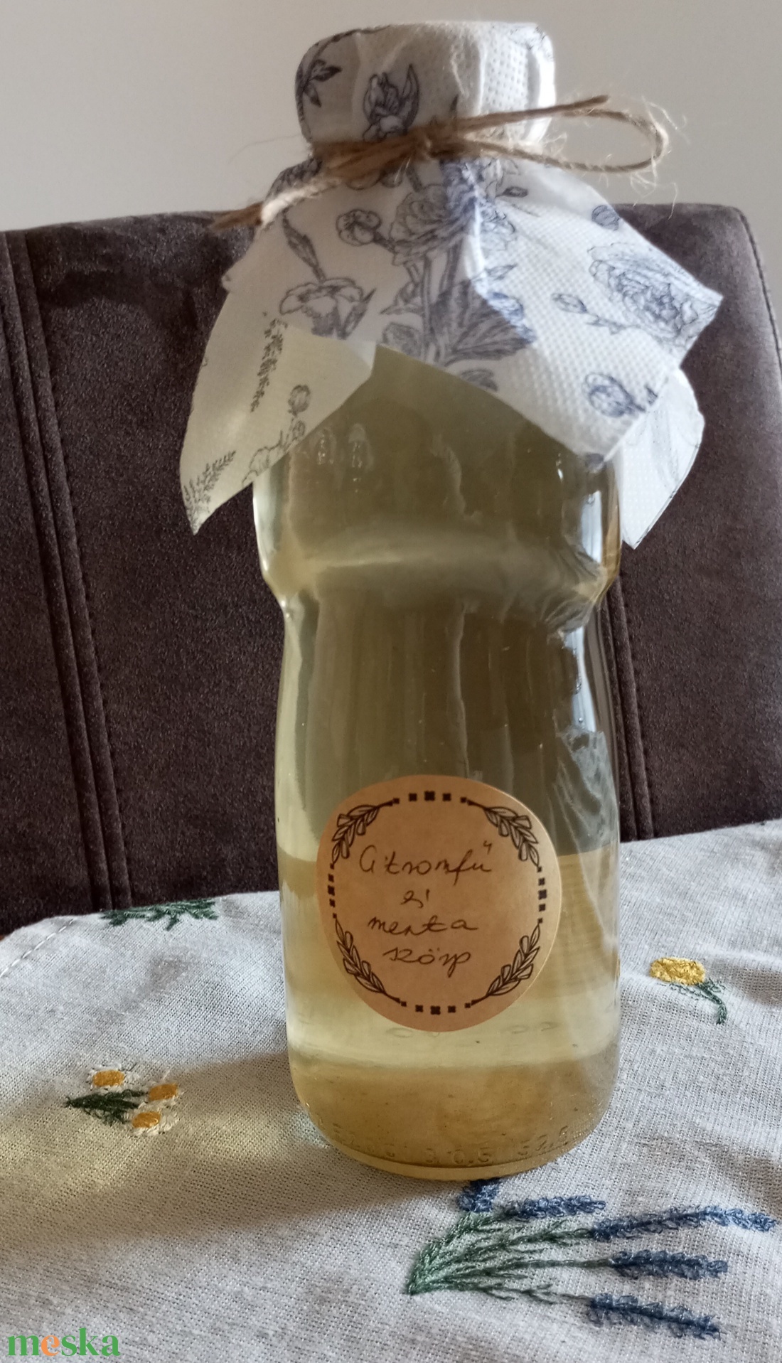 Citromfű és menta szörp  - élelmiszer - szörp - Meska.hu