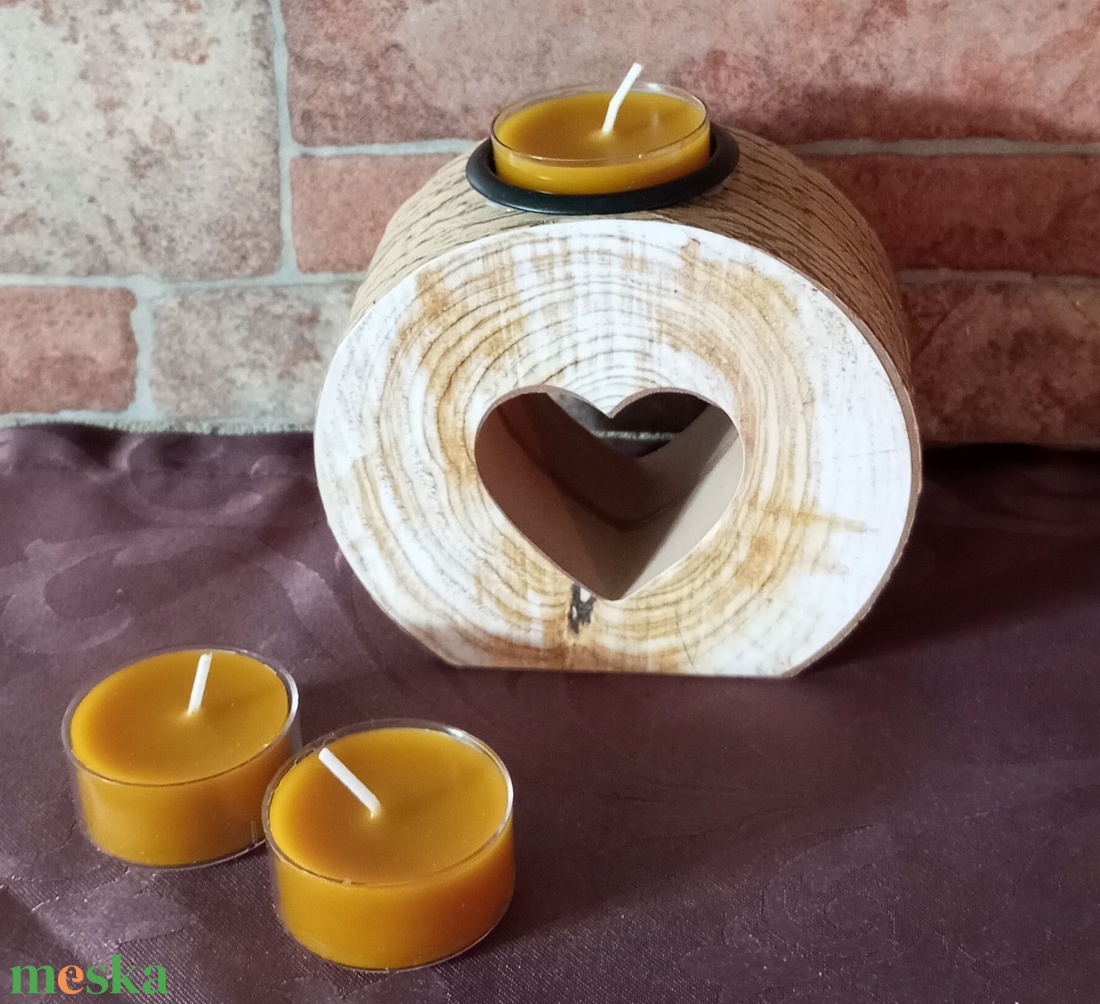Fa mécsestartó  - otthon & életmód - gyertya, illat, aroma - mécses és mécsestartó - Meska.hu
