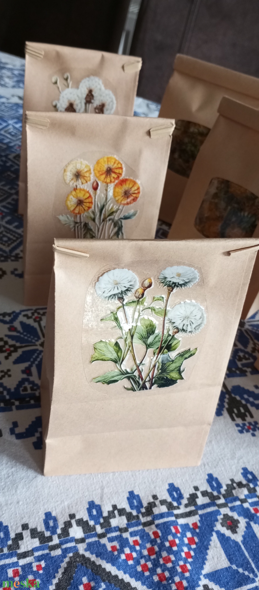 Szárított pittypang  - élelmiszer - tea - Meska.hu