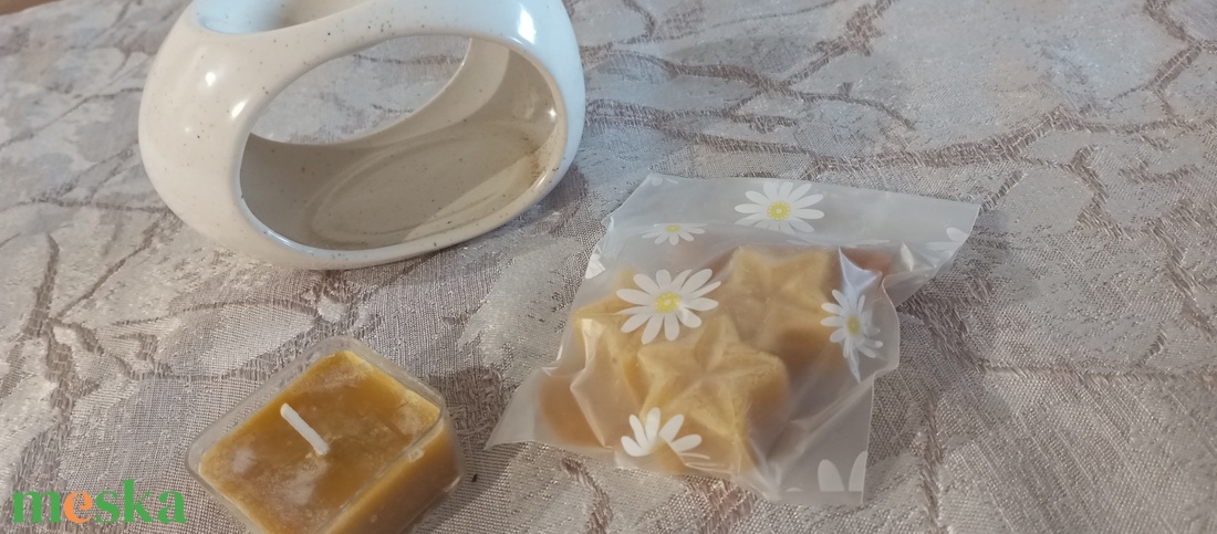 Illatviaszos ajándék csomag viaszolvasztóval - otthon & életmód - gyertya, illat, aroma - párologtató - Meska.hu