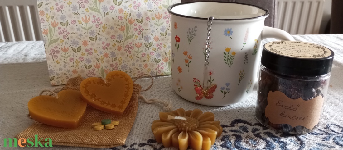  Virágos kert ajándék csomag  - élelmiszer - tea - Meska.hu
