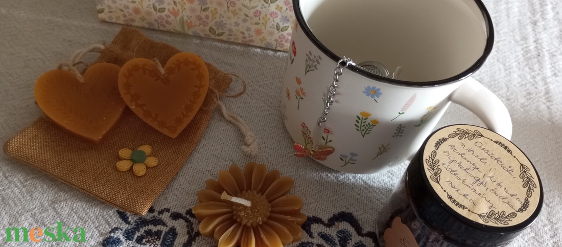  Virágos kert ajándék csomag  - élelmiszer - tea - Meska.hu