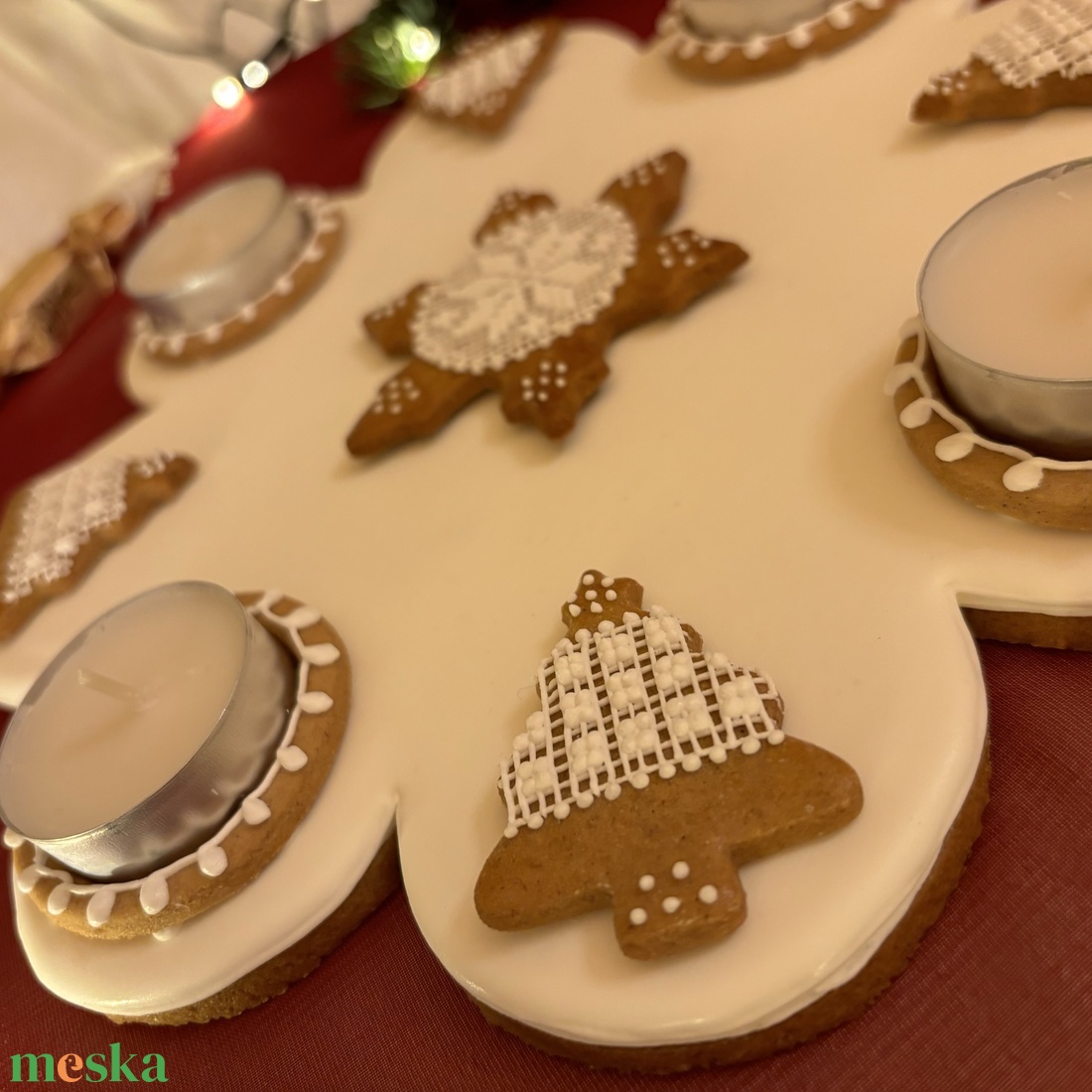 Mézeskalács adventi koszorú - karácsony - adventi díszek - adventi koszorú - Meska.hu Mézeskalács adventi koszorú - karácsony - adventi díszek - adventi koszorú - Meska.hu