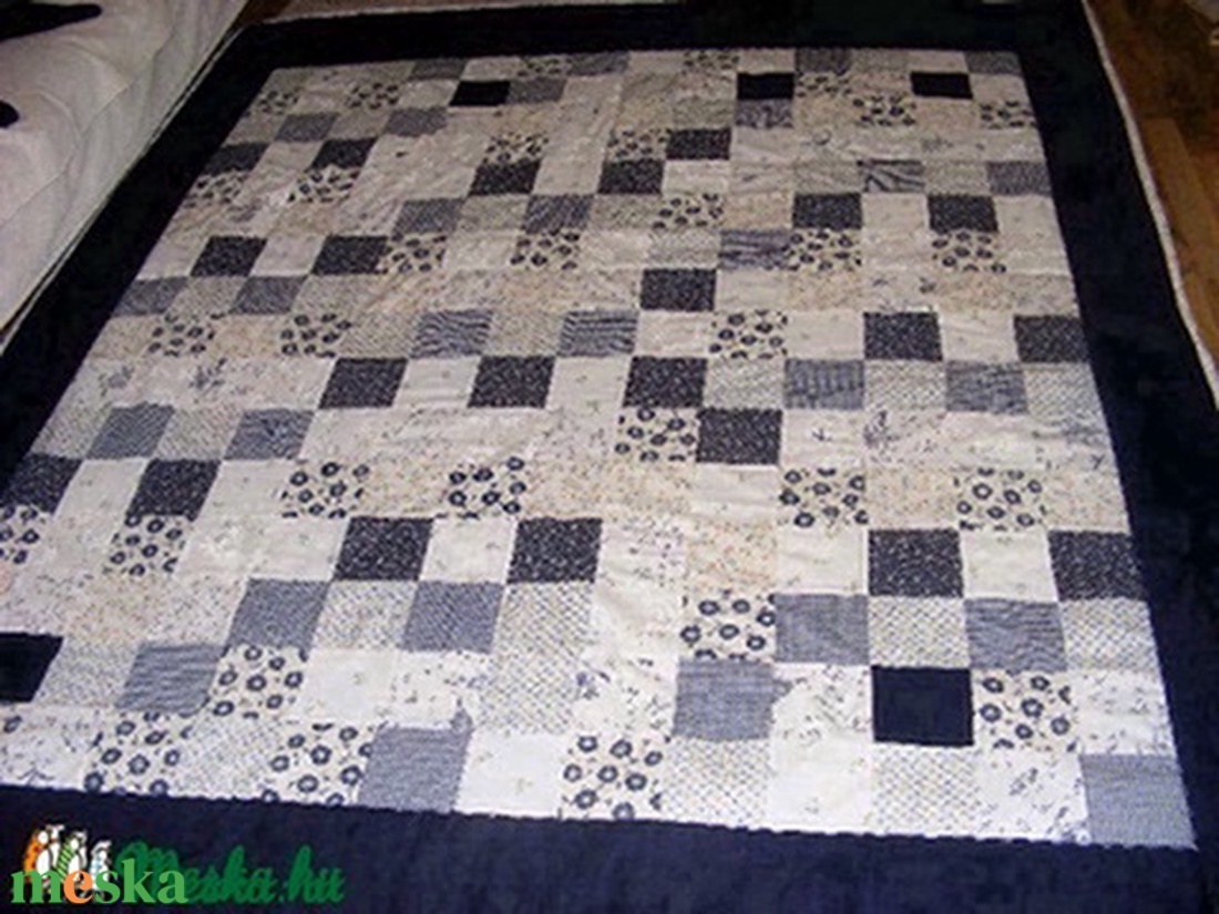 patchwork takaró,kék virágos - otthon & lakás - lakástextil - ágytakaró - Meska.hu patchwork takaró,kék virágos - otthon & lakás - lakástextil - ágytakaró - Meska.hu