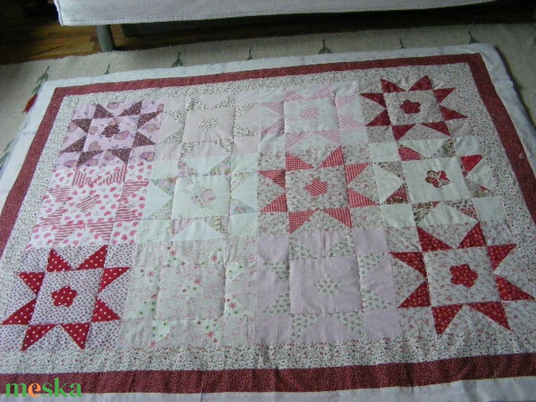 patchwork takaró csillag motívumokból - otthon & lakás - lakástextil - ágytakaró - Meska.hu patchwork takaró csillag motívumokból - otthon & lakás - lakástextil - ágytakaró - Meska.hu
