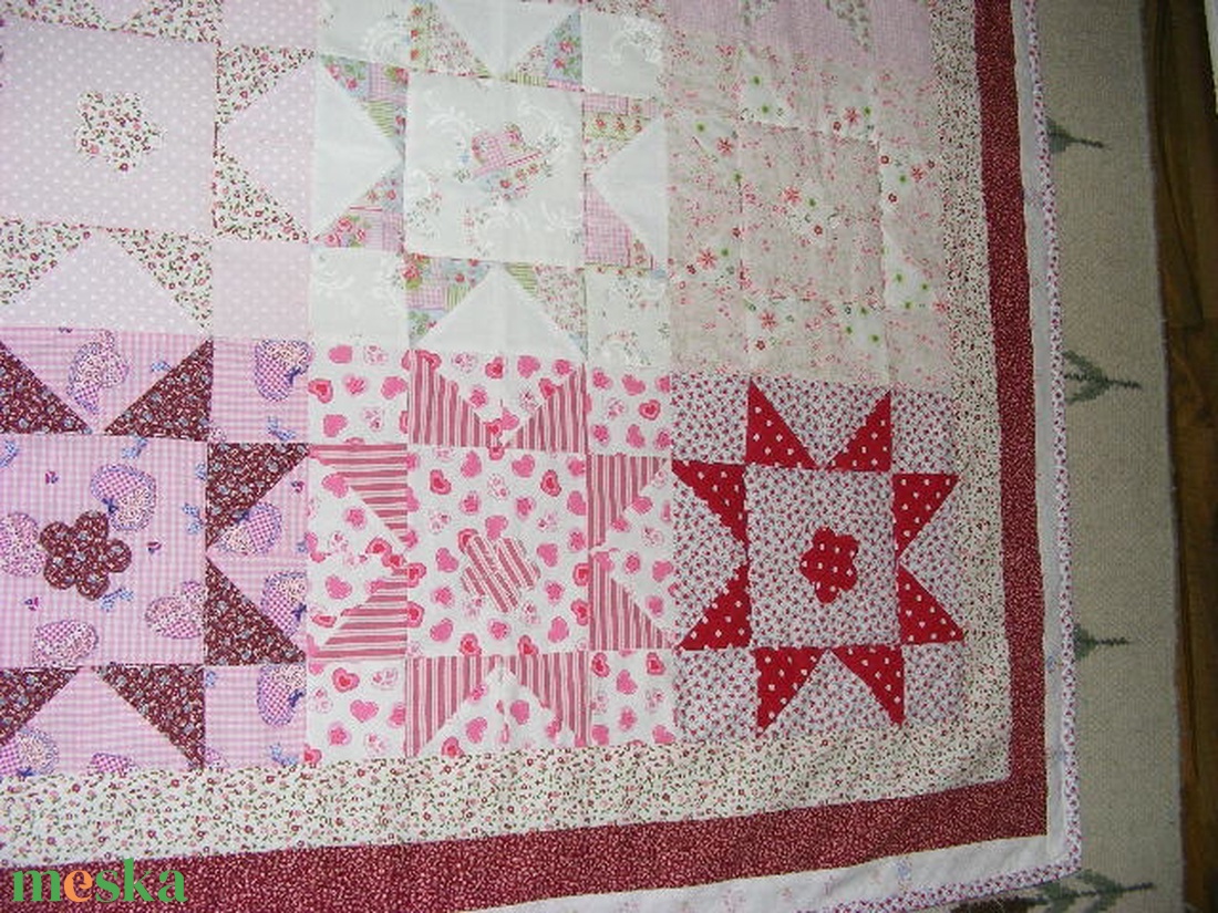 patchwork takaró csillag motívumokból - otthon & lakás - lakástextil - ágytakaró - Meska.hu patchwork takaró csillag motívumokból - otthon & lakás - lakástextil - ágytakaró - Meska.hu