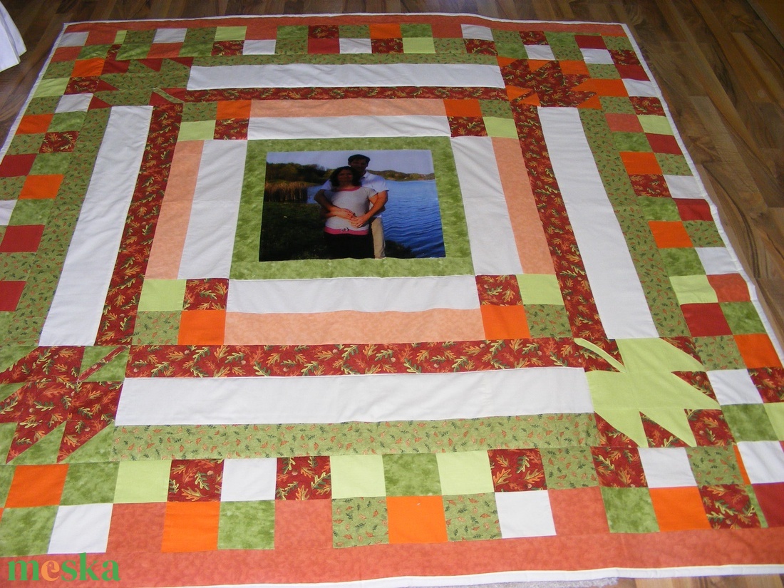Patchwork takaró, színes, faleveles - otthon & lakás - lakástextil - ágytakaró - Meska.hu Patchwork takaró, színes, faleveles - otthon & lakás - lakástextil - ágytakaró - Meska.hu