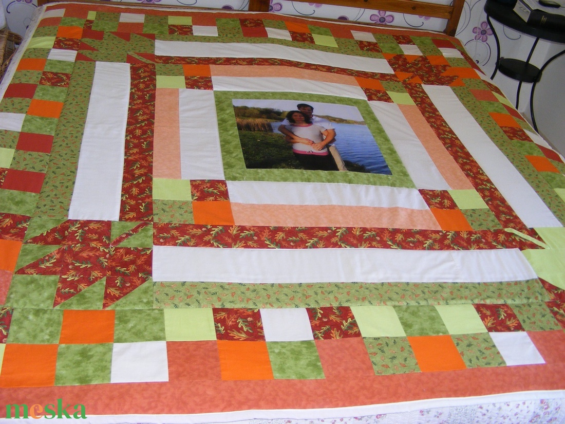 Patchwork takaró, színes, faleveles - otthon & lakás - lakástextil - ágytakaró - Meska.hu Patchwork takaró, színes, faleveles - otthon & lakás - lakástextil - ágytakaró - Meska.hu