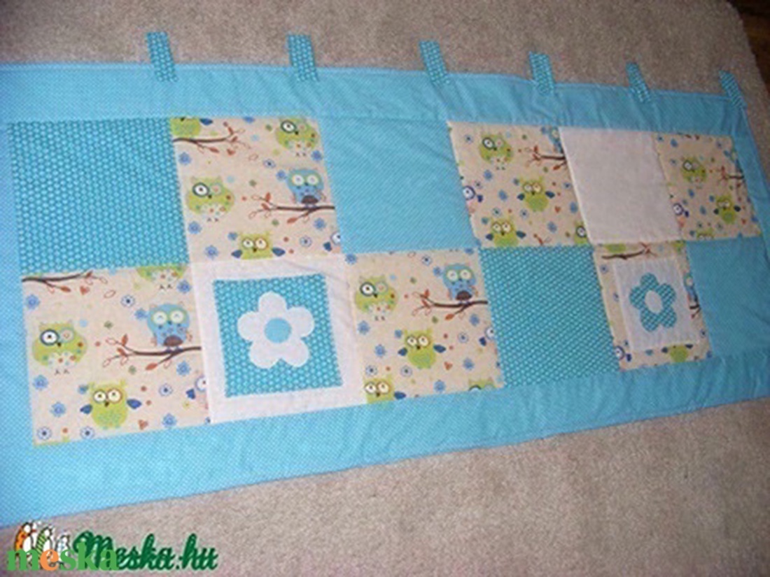 patchwork falvédő, bagoly mintás, türkiz, 2db zsebbel. - otthon & életmód - babaszoba, gyerekszoba - falvédő gyerekszobába - Meska.hu patchwork falvédő, bagoly mintás, türkiz, 2db zsebbel. - otthon & életmód - babaszoba, gyerekszoba - falvédő gyerekszobába - Meska.hu