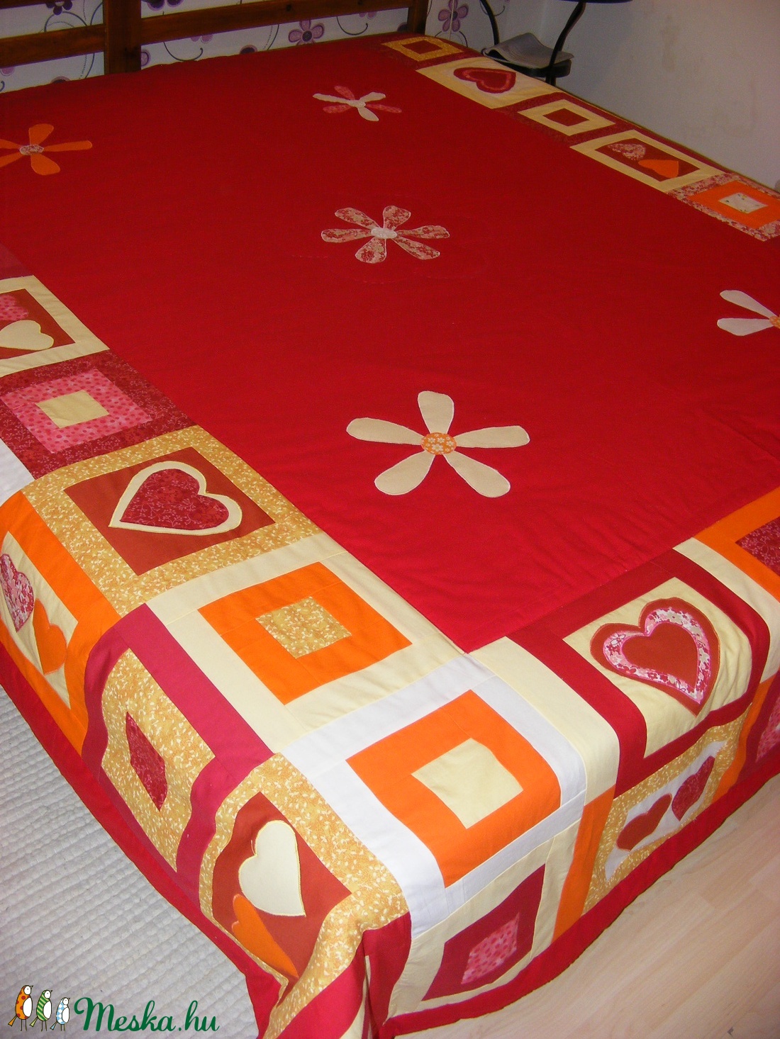 patchwork ágytakaró,  - otthon & életmód - lakástextil - ágytakaró - Meska.hu