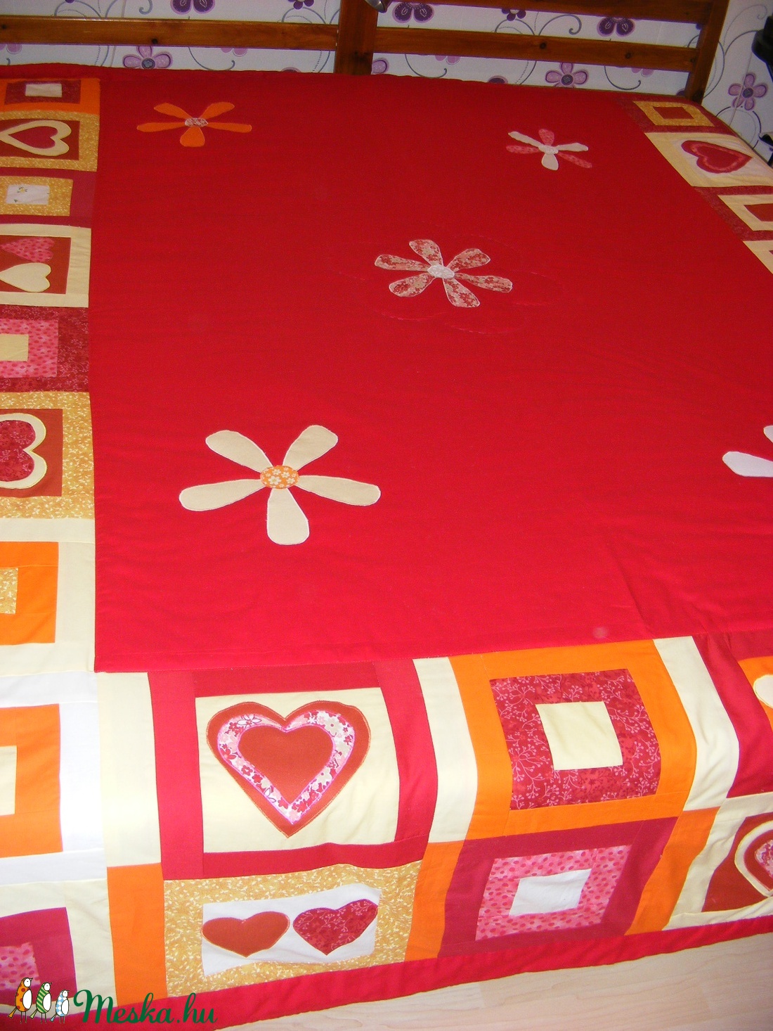 patchwork ágytakaró,  - otthon & életmód - lakástextil - ágytakaró - Meska.hu