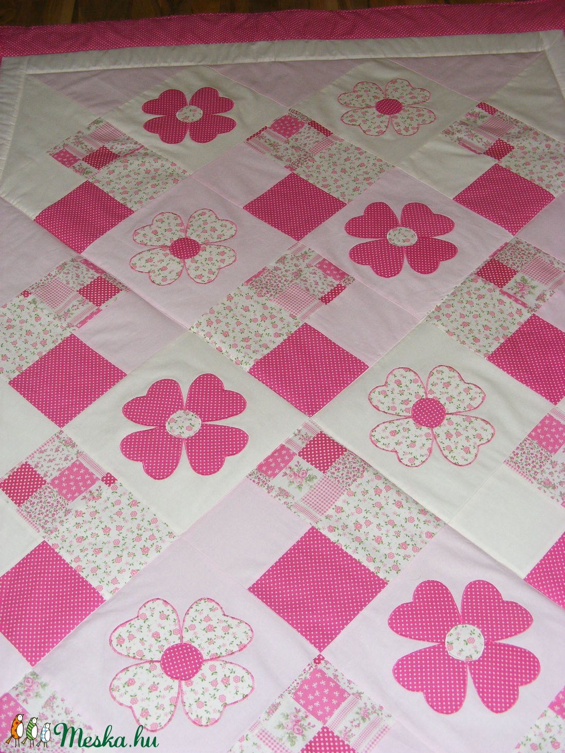 patchwork lányoknak - otthon & életmód - lakástextil - ágytakaró - Meska.hu