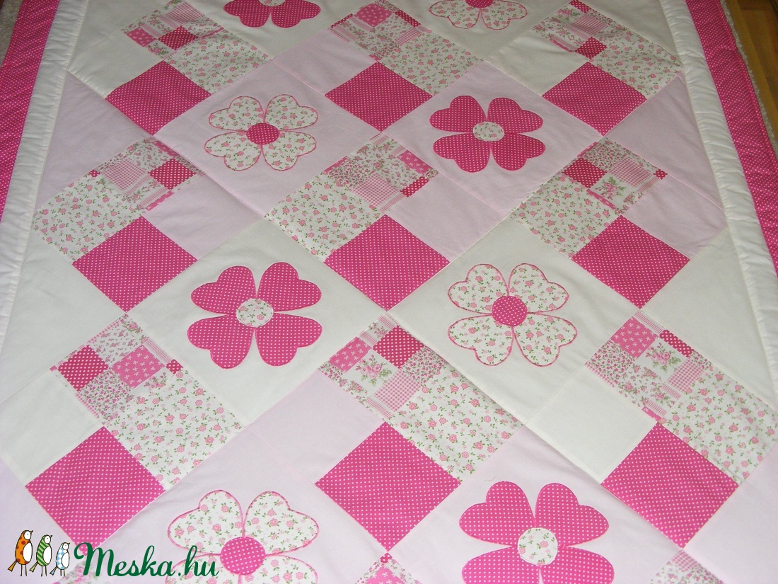 patchwork lányoknak - otthon & életmód - lakástextil - ágytakaró - Meska.hu