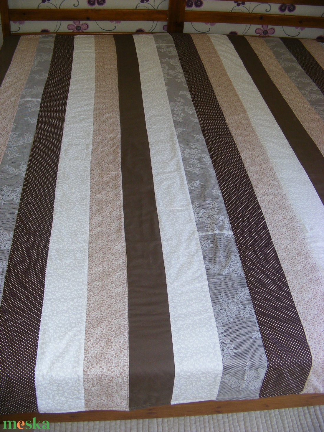 Patchwork takaró, barana-bézs színekből - otthon & életmód - lakástextil - ágytakaró - Meska.hu Patchwork takaró, barana-bézs színekből - otthon & életmód - lakástextil - ágytakaró - Meska.hu