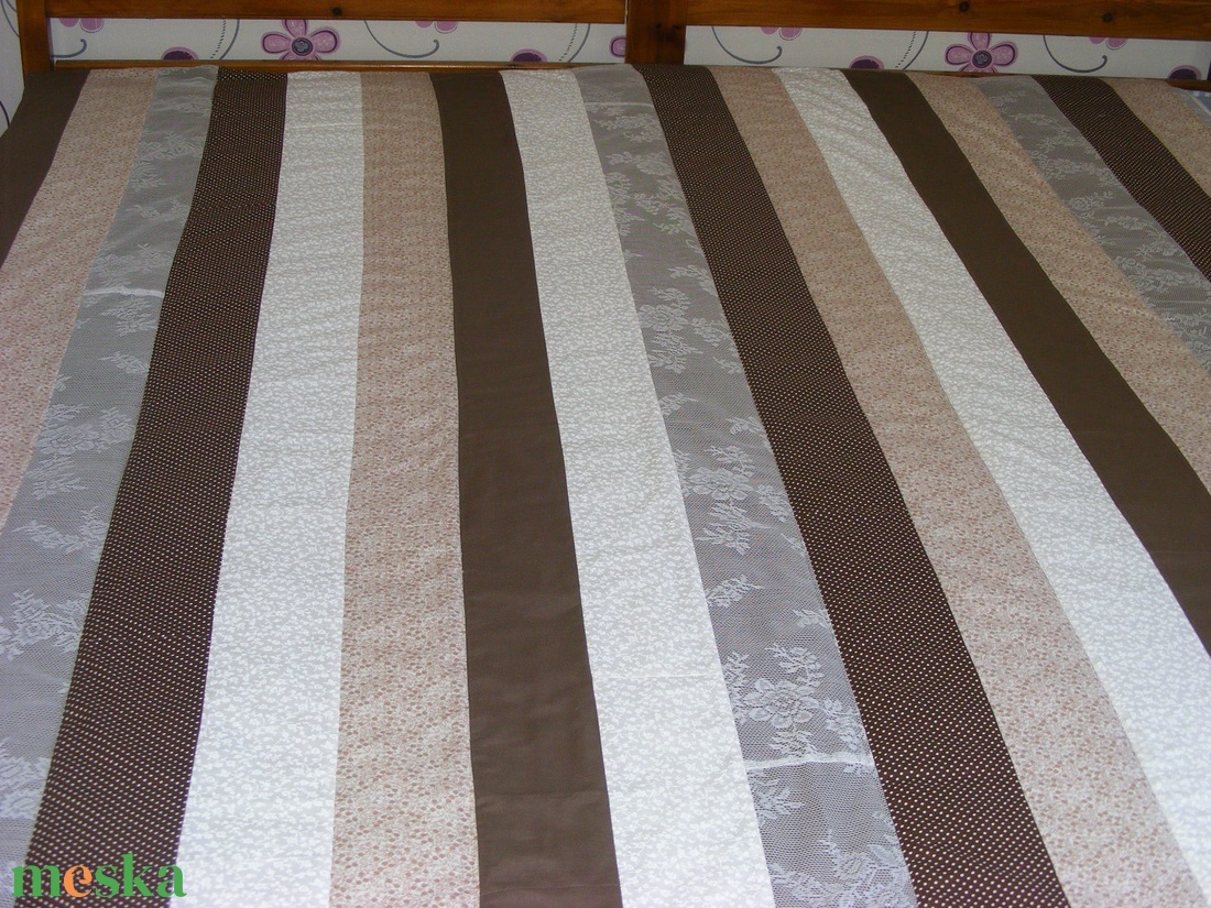 Patchwork takaró, barana-bézs színekből - otthon & életmód - lakástextil - ágytakaró - Meska.hu Patchwork takaró, barana-bézs színekből - otthon & életmód - lakástextil - ágytakaró - Meska.hu