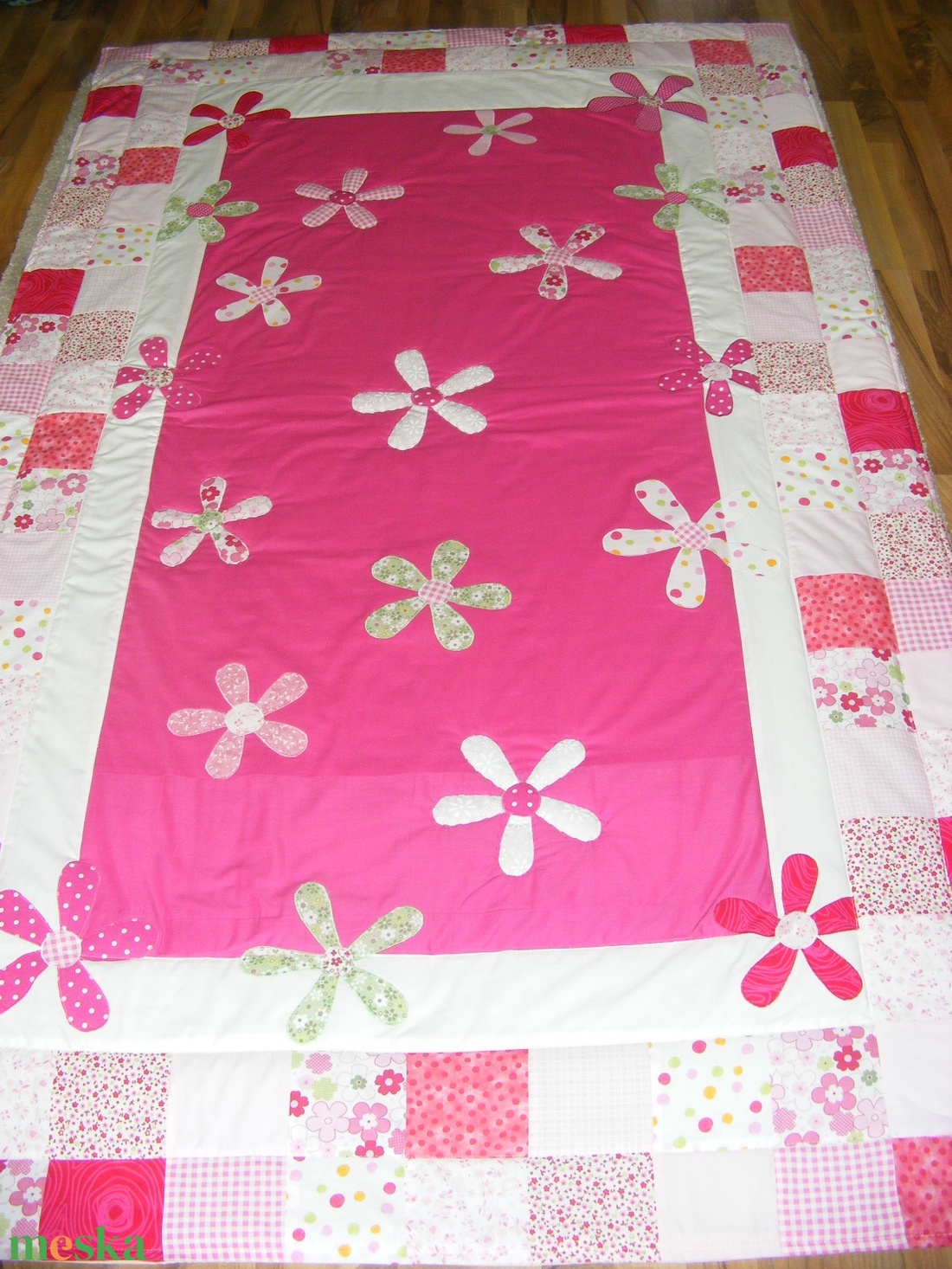 patchwork takaró, virágos rét - otthon & életmód - babaszoba, gyerekszoba - babatakaró, gyerek pléd - Meska.hu patchwork takaró, virágos rét - otthon & életmód - babaszoba, gyerekszoba - babatakaró, gyerek pléd - Meska.hu