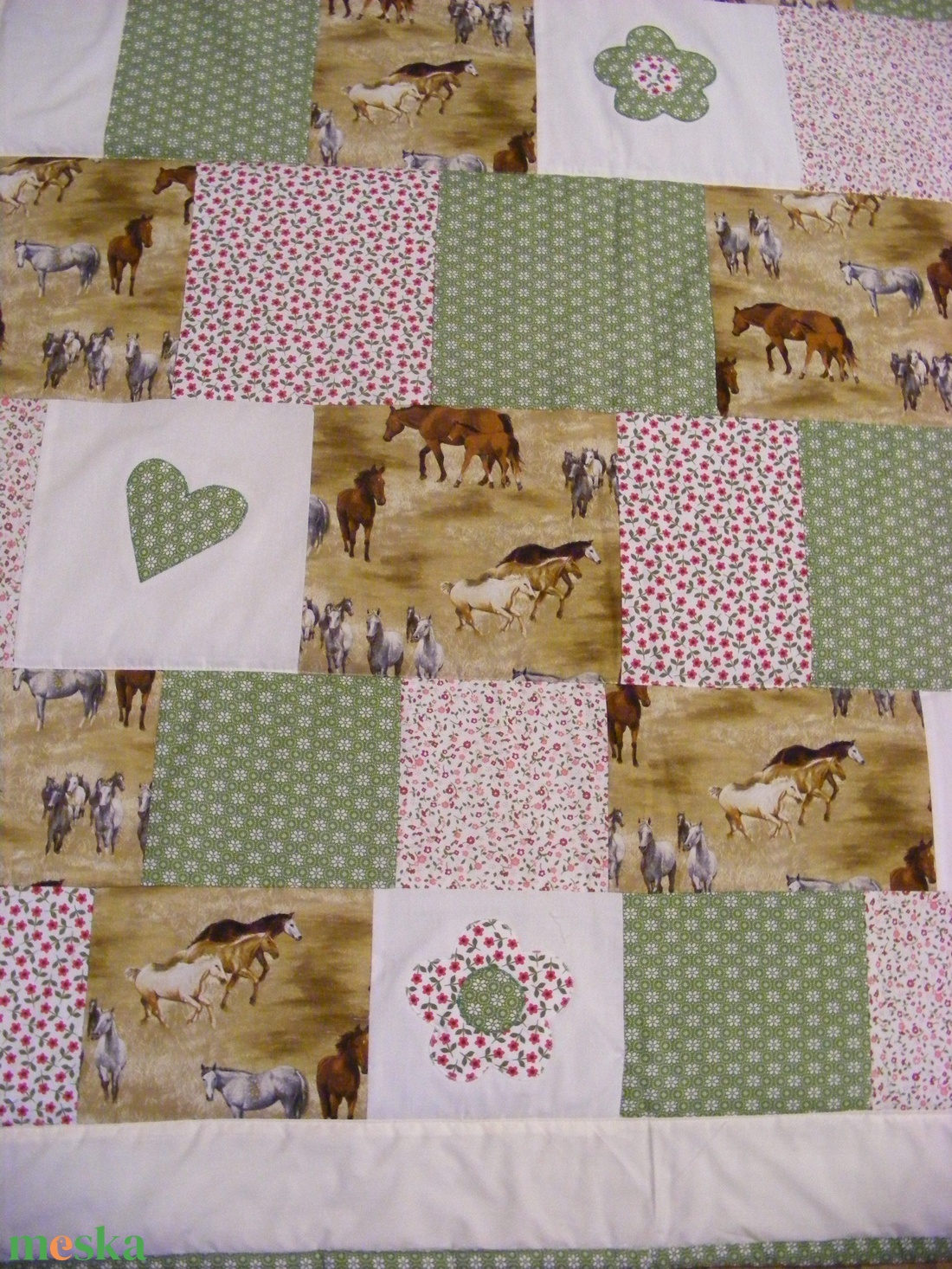 patchwork takaró lovas mintás - otthon & életmód - lakástextil - ágytakaró - Meska.hu patchwork takaró lovas mintás - otthon & életmód - lakástextil - ágytakaró - Meska.hu