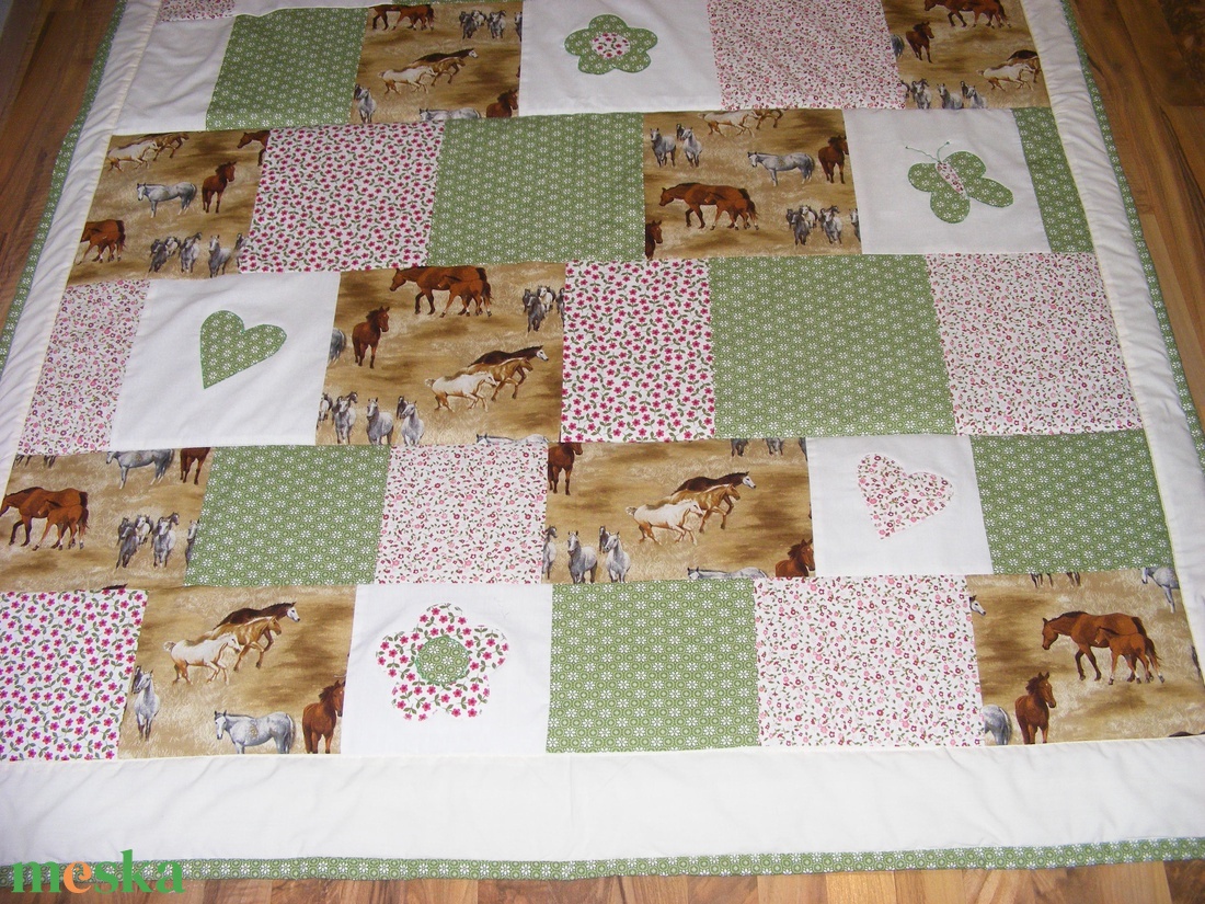 patchwork takaró lovas mintás - otthon & életmód - lakástextil - ágytakaró - Meska.hu patchwork takaró lovas mintás - otthon & életmód - lakástextil - ágytakaró - Meska.hu