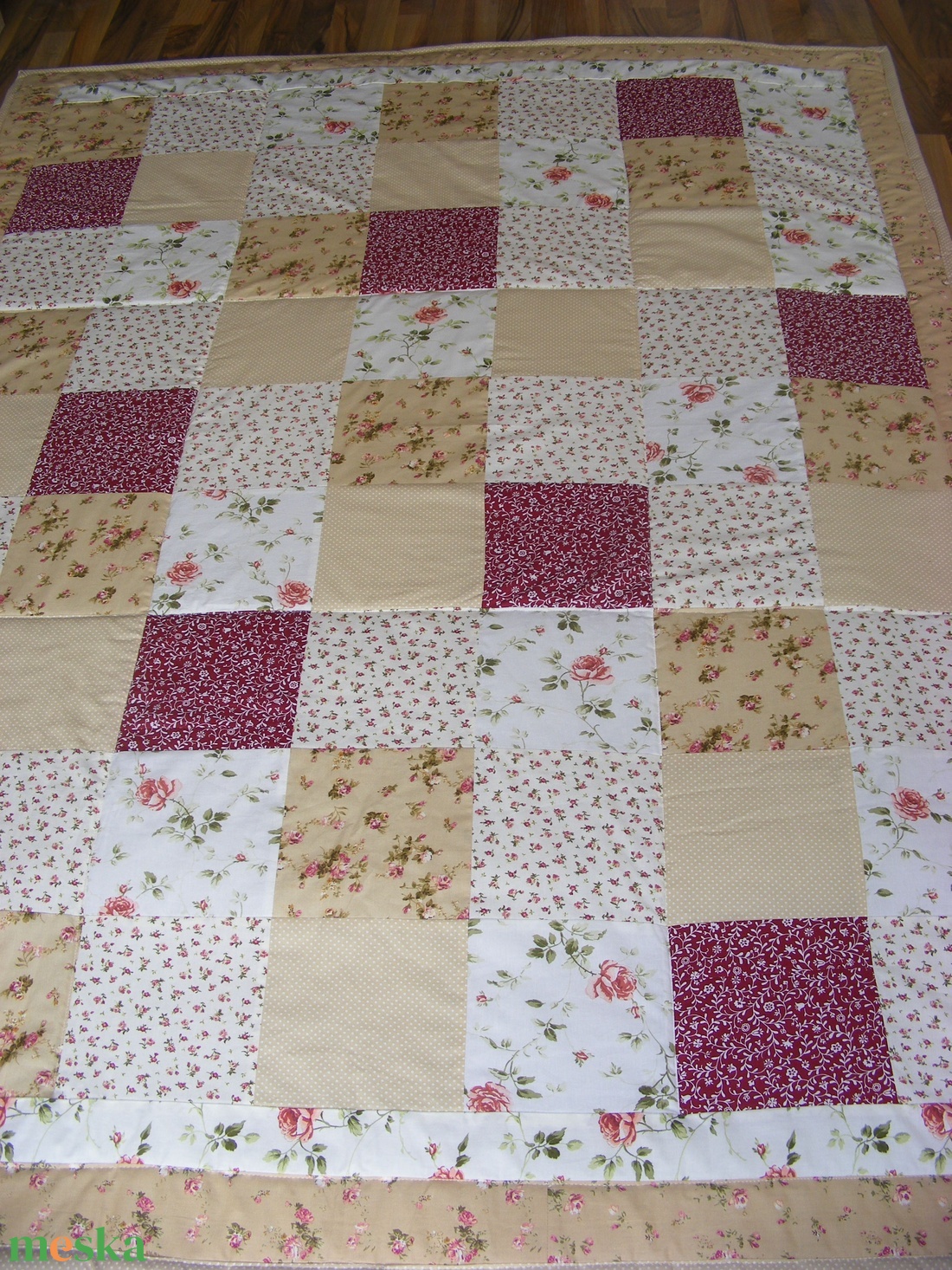 Patchwork takaró kockákból, pasztell színekből, rózsás - otthon & életmód - lakástextil - ágytakaró - Meska.hu Patchwork takaró kockákból, pasztell színekből, rózsás - otthon & életmód - lakástextil - ágytakaró - Meska.hu