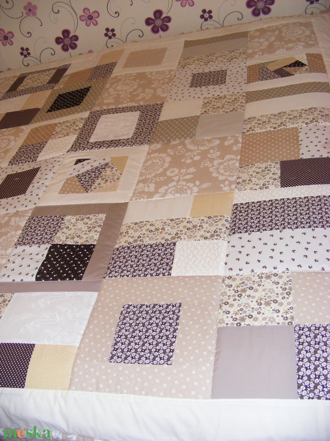 Crazy Patchwork takaró, pasztell színekből - otthon & életmód - lakástextil - ágytakaró - Meska.hu Crazy Patchwork takaró, pasztell színekből - otthon & életmód - lakástextil - ágytakaró - Meska.hu