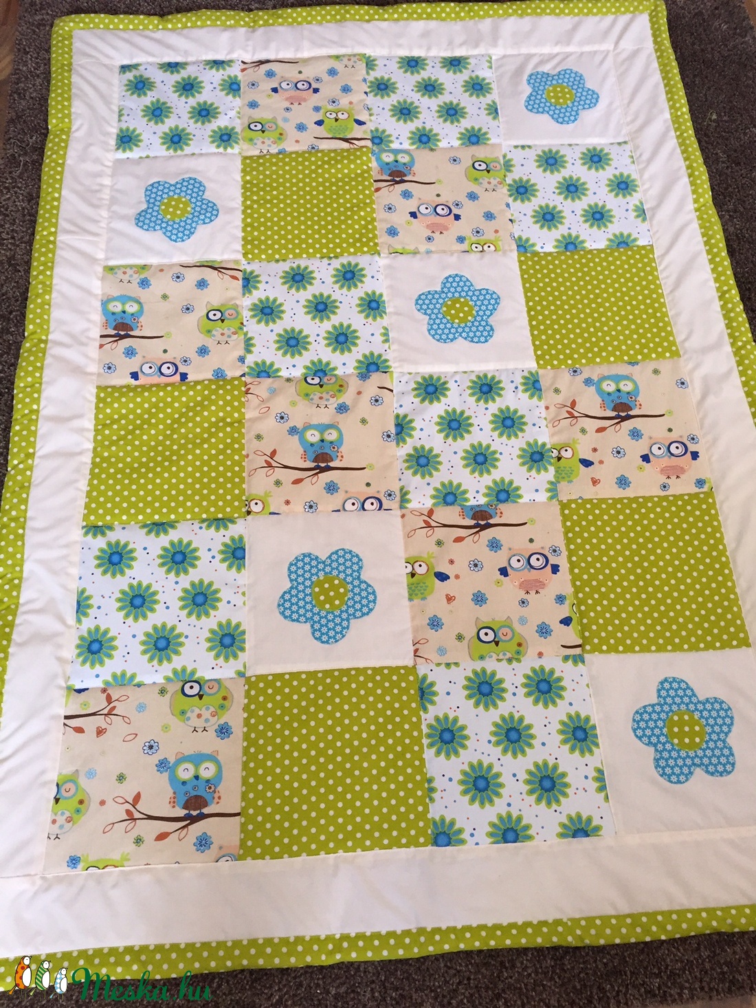 patchwork takaró, bagoly mintás, falvédőnek is megfelel - otthon & életmód - babaszoba, gyerekszoba - babatakaró, gyerek pléd - Meska.hu patchwork takaró, bagoly mintás, falvédőnek is megfelel - otthon & életmód - babaszoba, gyerekszoba - babatakaró, gyerek pléd - Meska.hu
