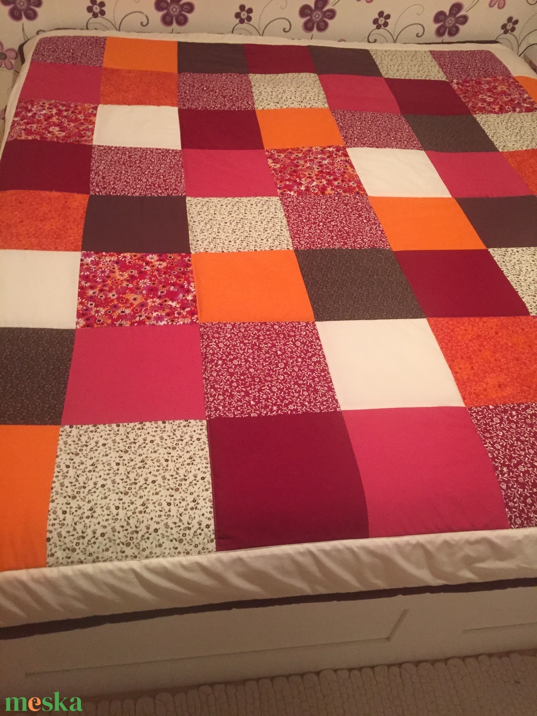 Country stílusú patchwork ágytakaró - otthon & életmód - lakástextil - ágytakaró - Meska.hu Country stílusú patchwork ágytakaró - otthon & életmód - lakástextil - ágytakaró - Meska.hu