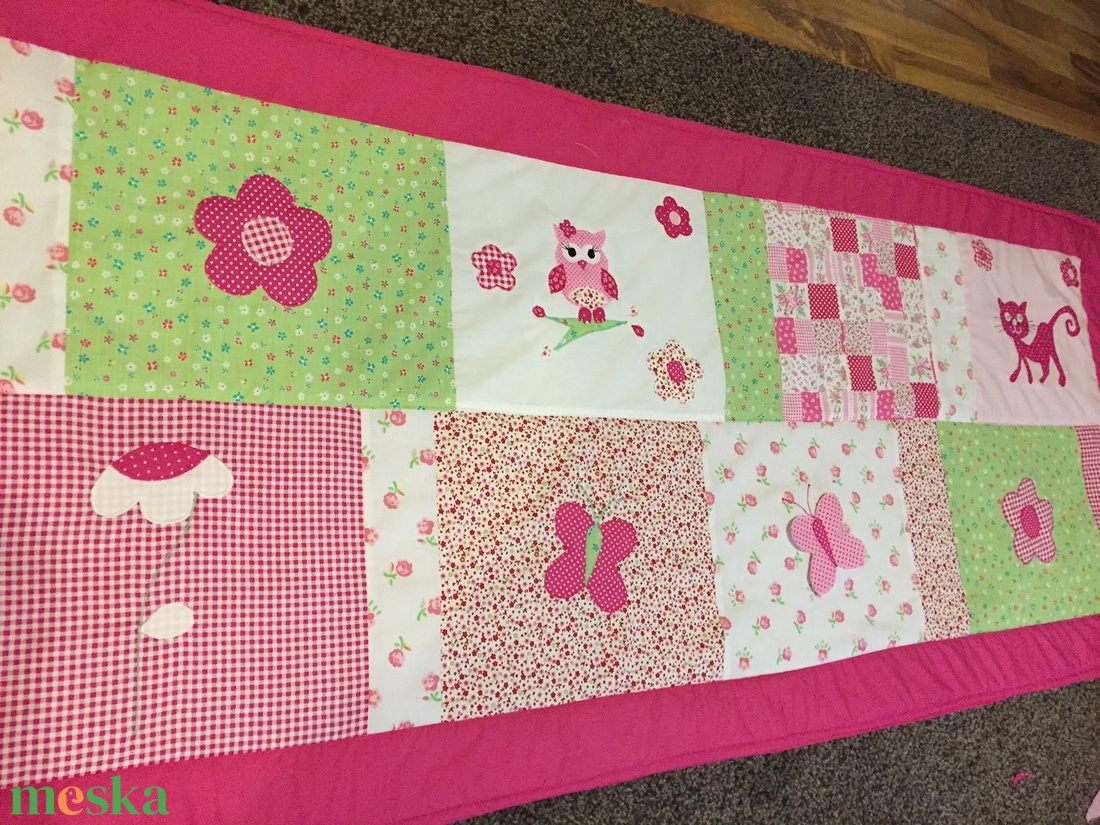 patchwork falvédő, bagoly-cica applikációval - otthon & életmód - babaszoba, gyerekszoba - falvédő gyerekszobába - Meska.hu patchwork falvédő, bagoly-cica applikációval - otthon & életmód - babaszoba, gyerekszoba - falvédő gyerekszobába - Meska.hu
