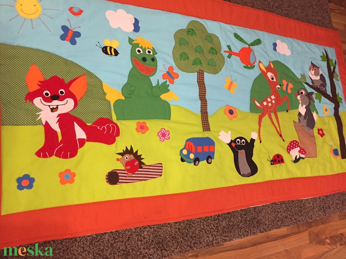 patchwork falvédő,takaró, retro mesék , Süsü,Bambi, Vuk, Kisvakond - otthon & életmód - babaszoba, gyerekszoba - falvédő gyerekszobába - Meska.hu patchwork falvédő,takaró, retro mesék , Süsü,Bambi, Vuk, Kisvakond - otthon & életmód - babaszoba, gyerekszoba - falvédő gyerekszobába - Meska.hu