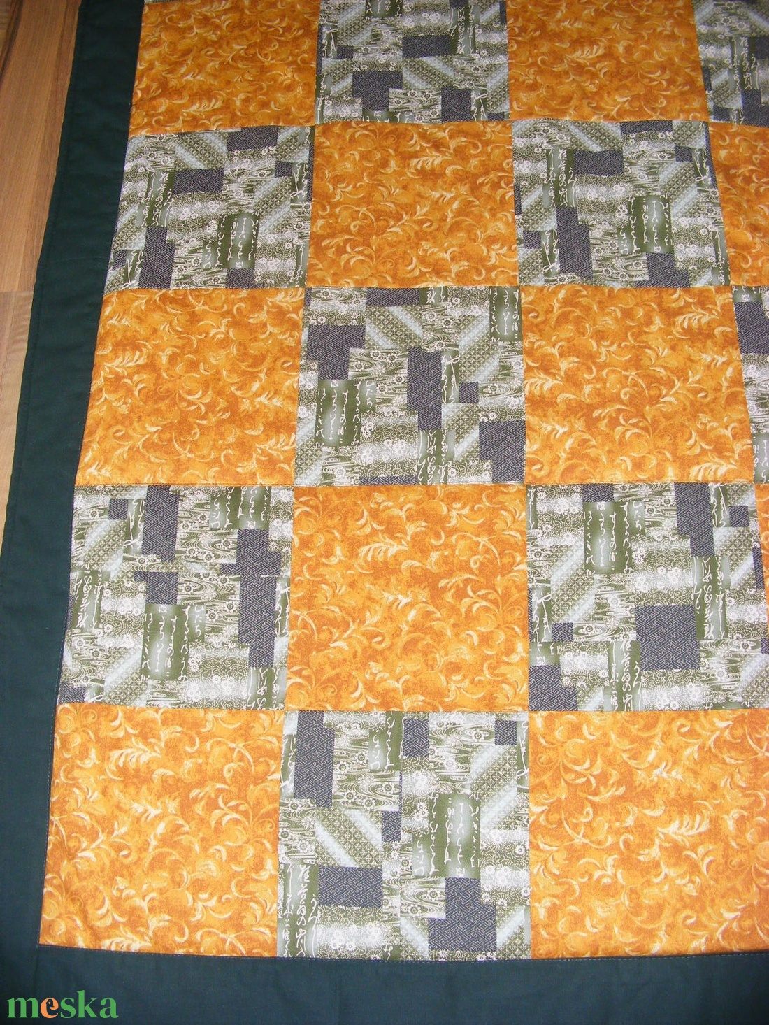 Sárga-zöld patchwork takaró - otthon & lakás - lakástextil - takaró - Meska.hu Sárga-zöld patchwork takaró - otthon & lakás - lakástextil - takaró - Meska.hu