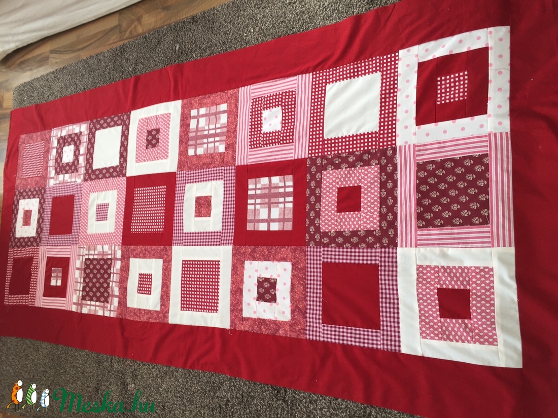 Patchwork falvédő, takaró bordó-drapp - otthon & életmód - lakástextil - falvédő - Meska.hu Patchwork falvédő, takaró bordó-drapp - otthon & életmód - lakástextil - falvédő - Meska.hu