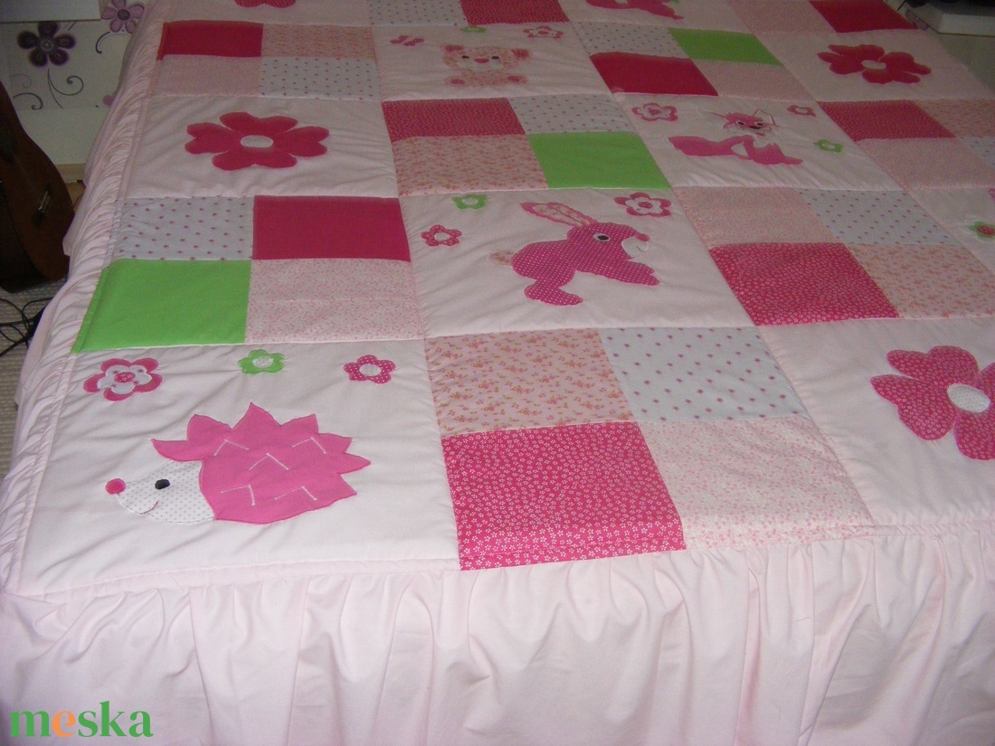 Patchwork takaró, falvédő, tavaszi hangulatban, nyuszi, Vuk, süni, őzike - otthon & életmód - babaszoba, gyerekszoba - falvédő gyerekszobába - Meska.hu Patchwork takaró, falvédő, tavaszi hangulatban, nyuszi, Vuk, süni, őzike - otthon & életmód - babaszoba, gyerekszoba - falvédő gyerekszobába - Meska.hu