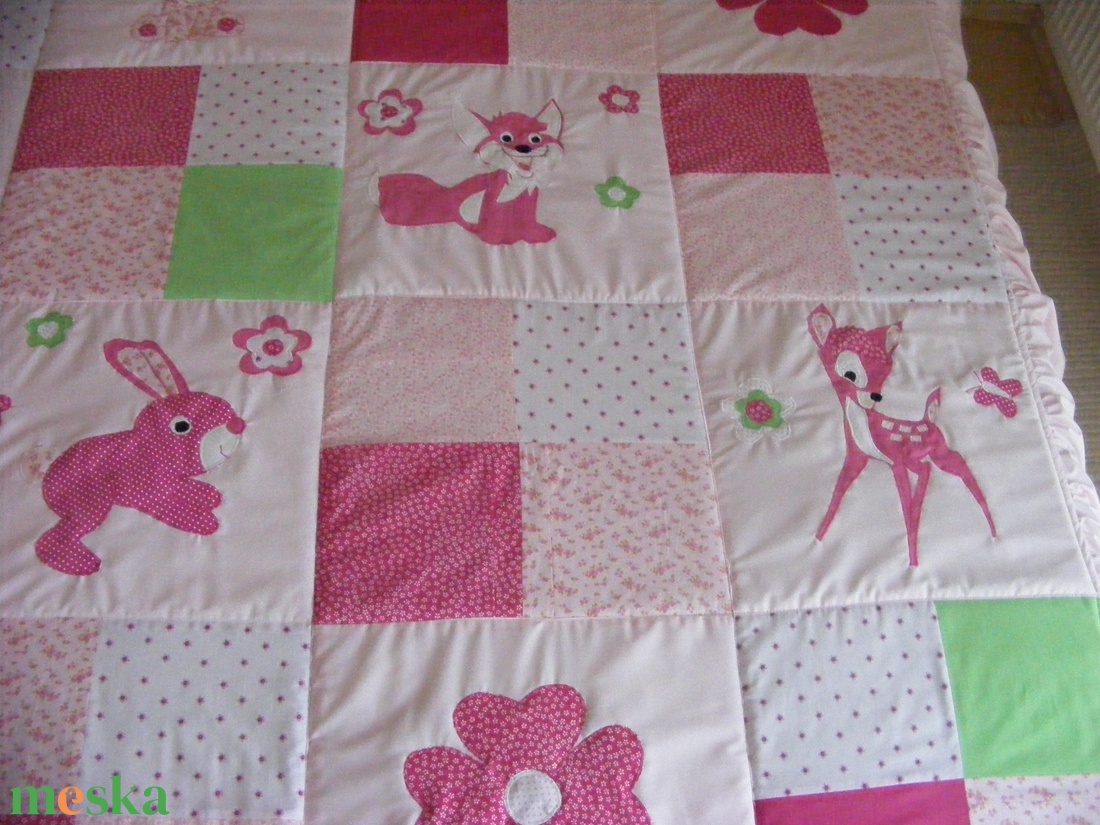 Patchwork takaró, falvédő, tavaszi hangulatban, nyuszi, Vuk, süni, őzike - otthon & életmód - babaszoba, gyerekszoba - falvédő gyerekszobába - Meska.hu Patchwork takaró, falvédő, tavaszi hangulatban, nyuszi, Vuk, süni, őzike - otthon & életmód - babaszoba, gyerekszoba - falvédő gyerekszobába - Meska.hu