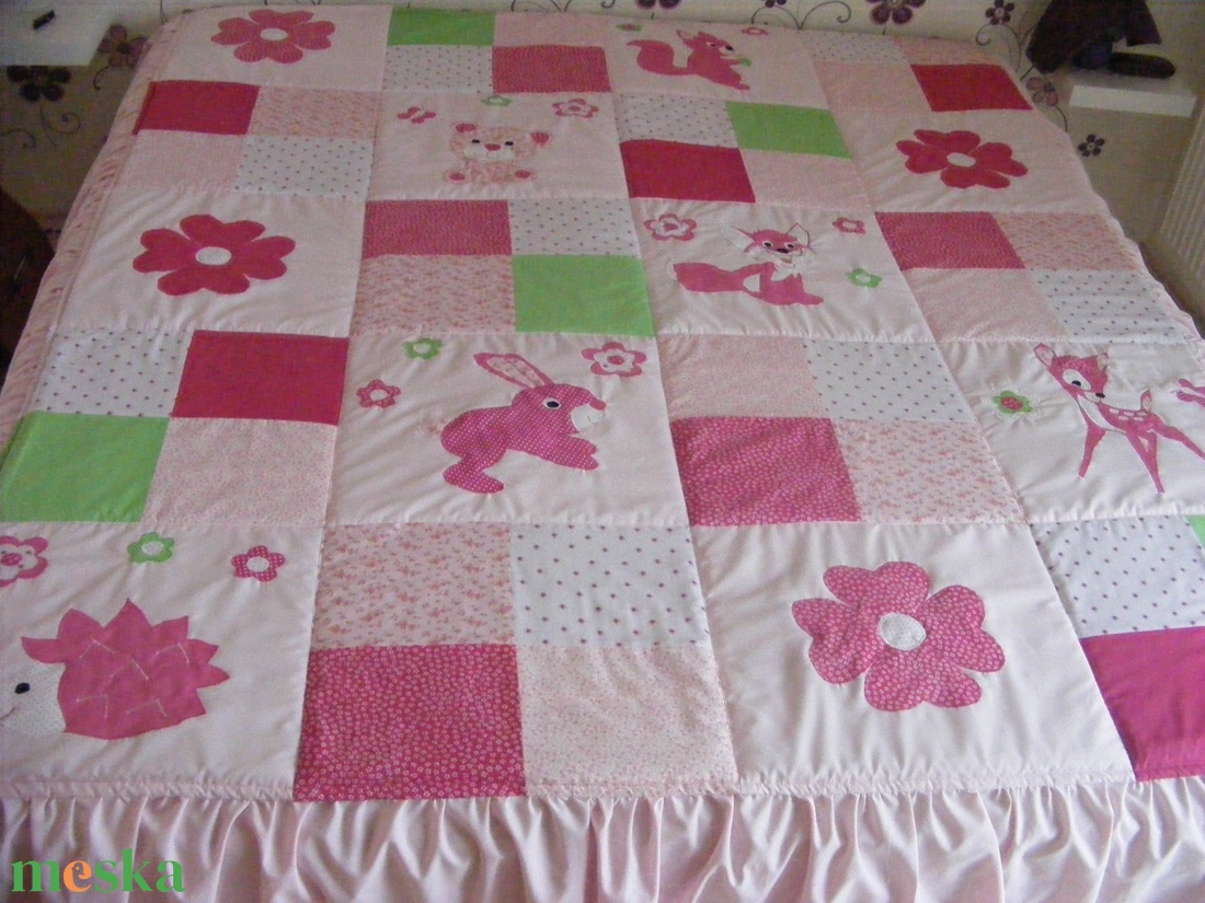 Patchwork takaró, falvédő, tavaszi hangulatban, nyuszi, Vuk, süni, őzike - otthon & életmód - babaszoba, gyerekszoba - falvédő gyerekszobába - Meska.hu Patchwork takaró, falvédő, tavaszi hangulatban, nyuszi, Vuk, süni, őzike - otthon & életmód - babaszoba, gyerekszoba - falvédő gyerekszobába - Meska.hu