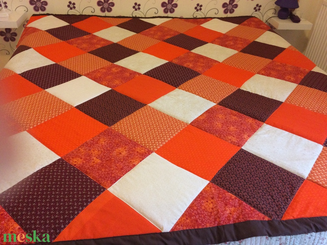 patchwork takaró sárga, narancs-barna- bézs - otthon & életmód - lakástextil - ágytakaró - Meska.hu patchwork takaró sárga, narancs-barna- bézs - otthon & életmód - lakástextil - ágytakaró - Meska.hu