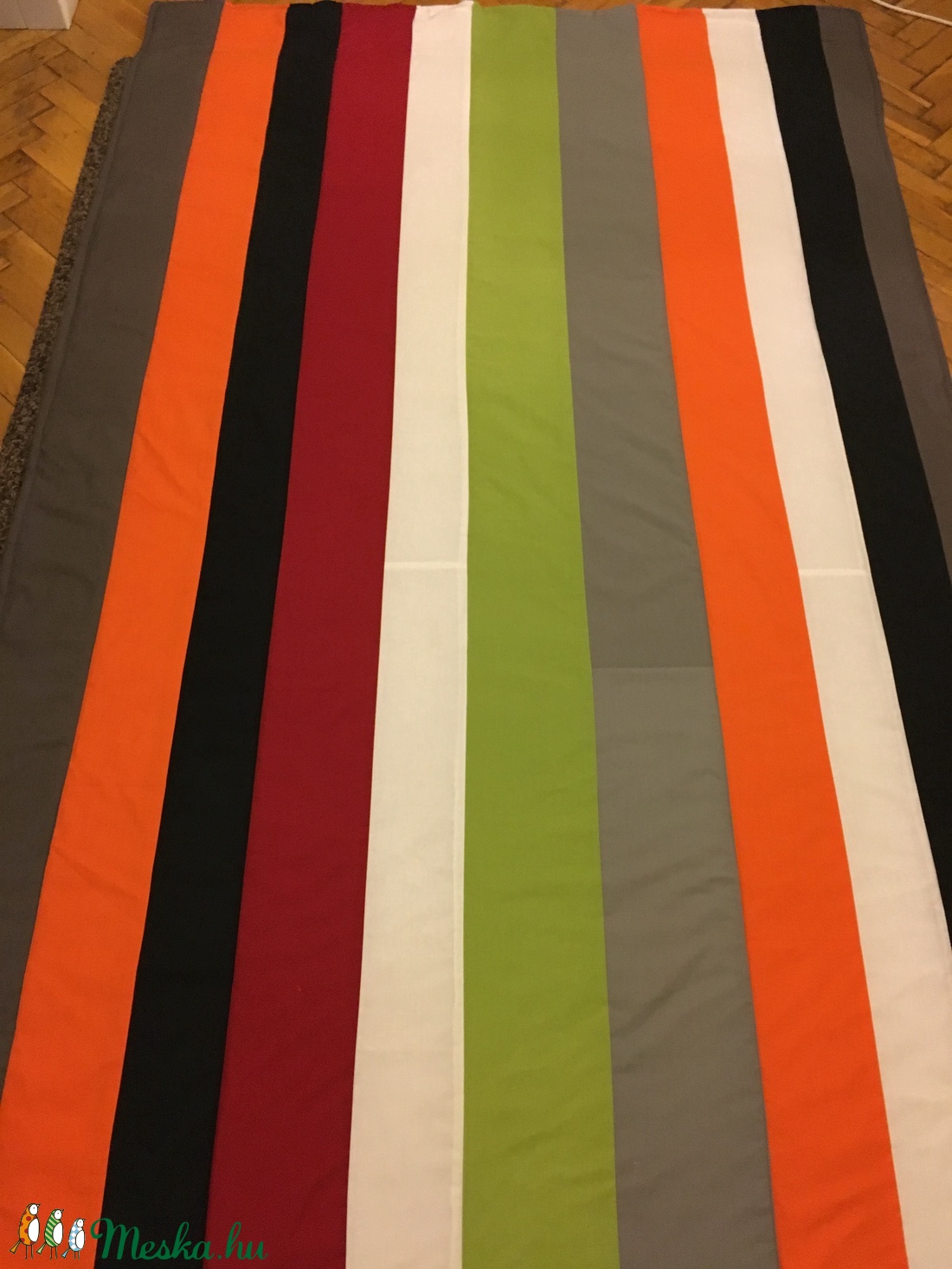 Patchwork takaró, szürke-zöld-narancs színekből - otthon & lakás - lakástextil - felnőtt takaró, pléd - Meska.hu Patchwork takaró, szürke-zöld-narancs színekből - otthon & lakás - lakástextil - felnőtt takaró, pléd - Meska.hu