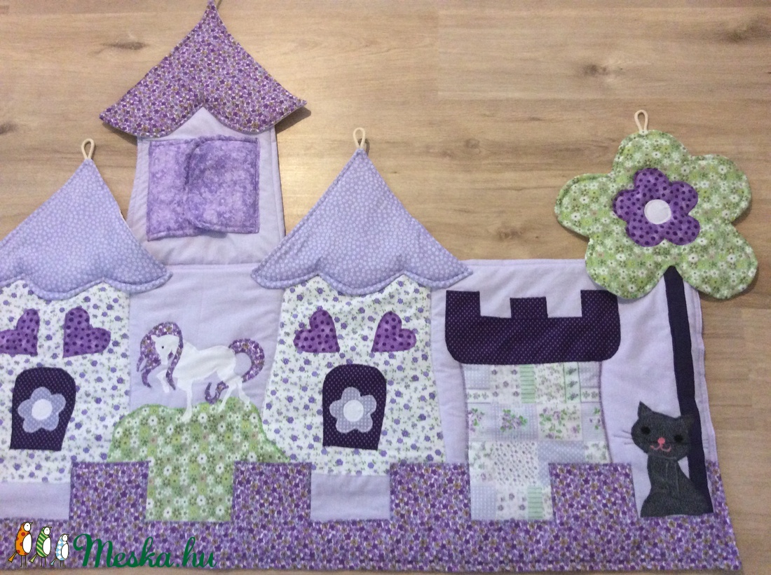Palotás patchwork falvédő lila-rózsaszÍn - otthon & lakás - babaszoba, gyerekszoba - falvédő gyerekszobába - Meska.hu Palotás patchwork falvédő lila-rózsaszÍn - otthon & lakás - babaszoba, gyerekszoba - falvédő gyerekszobába - Meska.hu