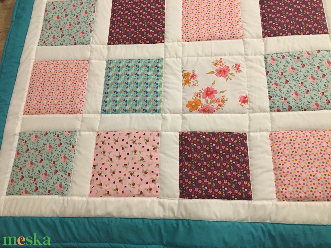 Patchwork takaró tarka-barka - otthon & életmód - lakástextil - ágytakaró - Meska.hu Patchwork takaró tarka-barka - otthon & életmód - lakástextil - ágytakaró - Meska.hu