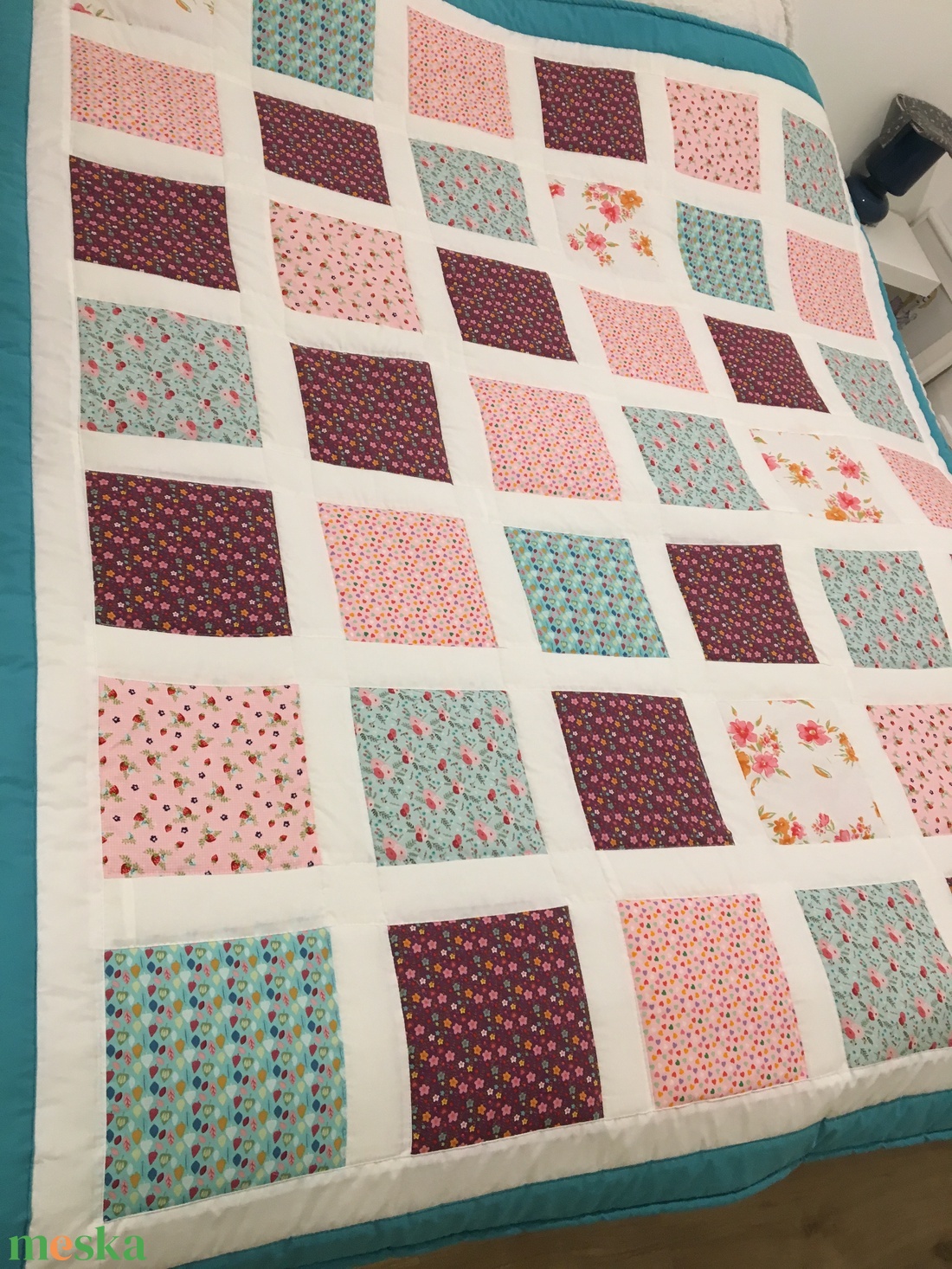 Patchwork takaró tarka-barka - otthon & életmód - lakástextil - ágytakaró - Meska.hu Patchwork takaró tarka-barka - otthon & életmód - lakástextil - ágytakaró - Meska.hu