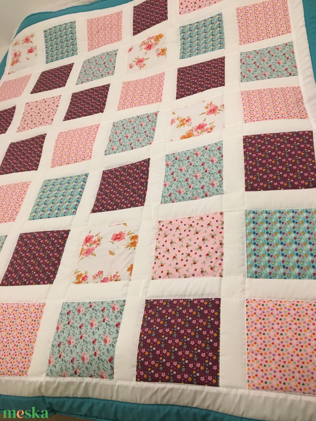 Patchwork takaró tarka-barka - otthon & életmód - lakástextil - ágytakaró - Meska.hu Patchwork takaró tarka-barka - otthon & életmód - lakástextil - ágytakaró - Meska.hu