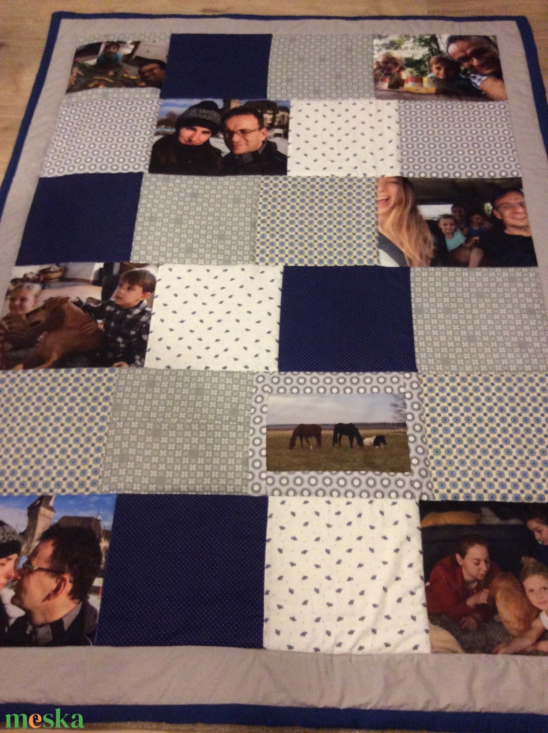 Fényképes patchwork takaró kék, szürke, fehér, falvédő - otthon & életmód - lakástextil - falvédő - Meska.hu Fényképes patchwork takaró kék, szürke, fehér, falvédő - otthon & életmód - lakástextil - falvédő - Meska.hu